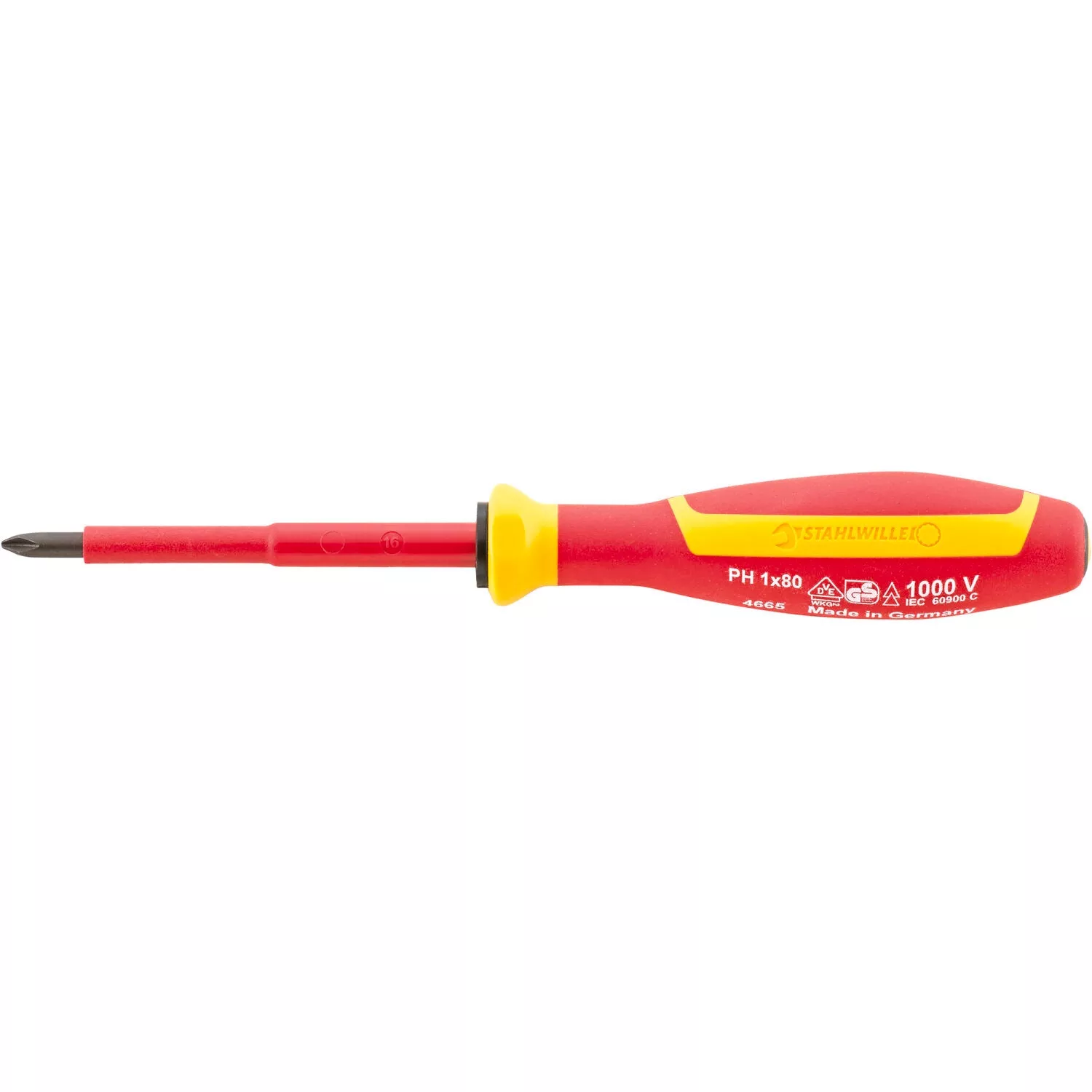 Stahlwille 46653001 4665 VDE DRALL+ #1Phillips Screwdriver