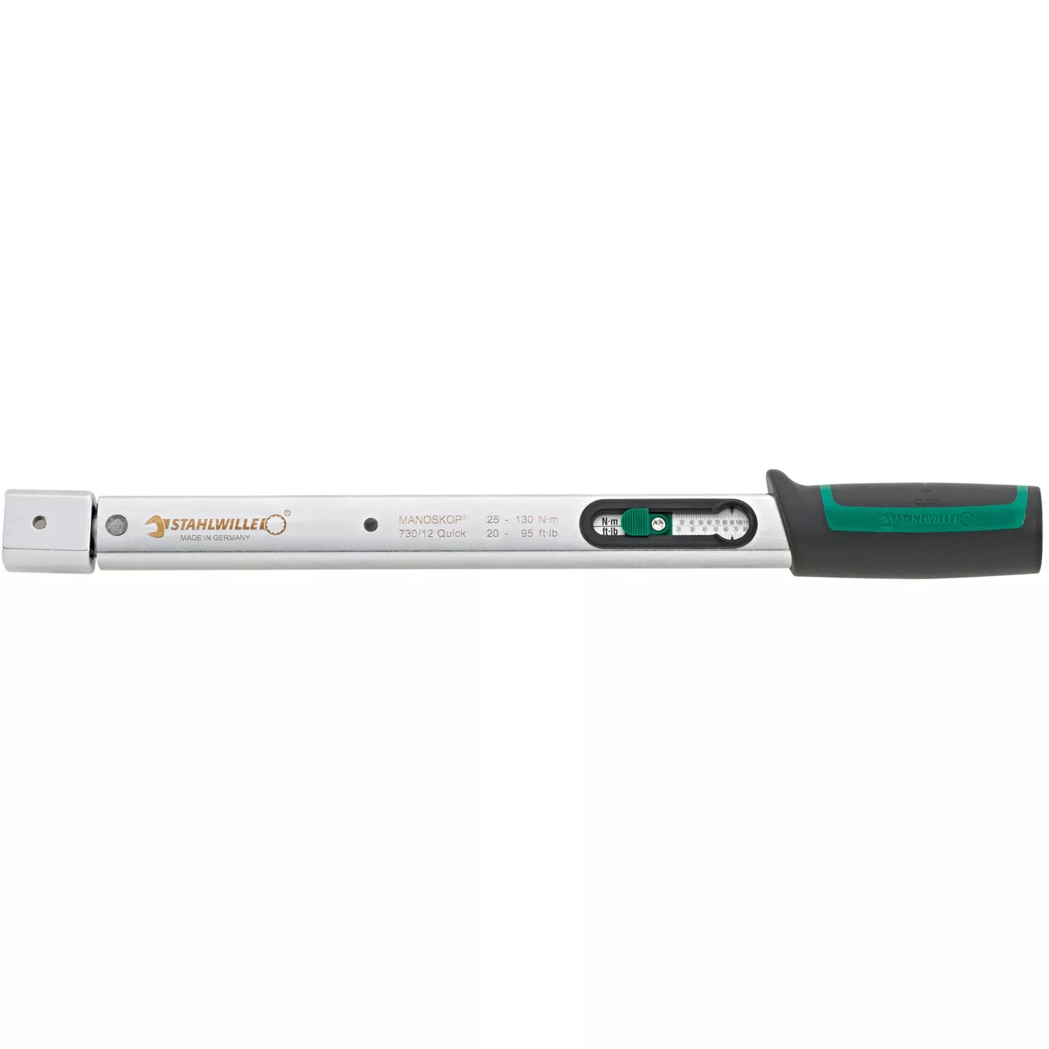 Stahlwille 50184012 730 Quick Basic wrench, Size 12; 25-130 Nm, 14x18 mm