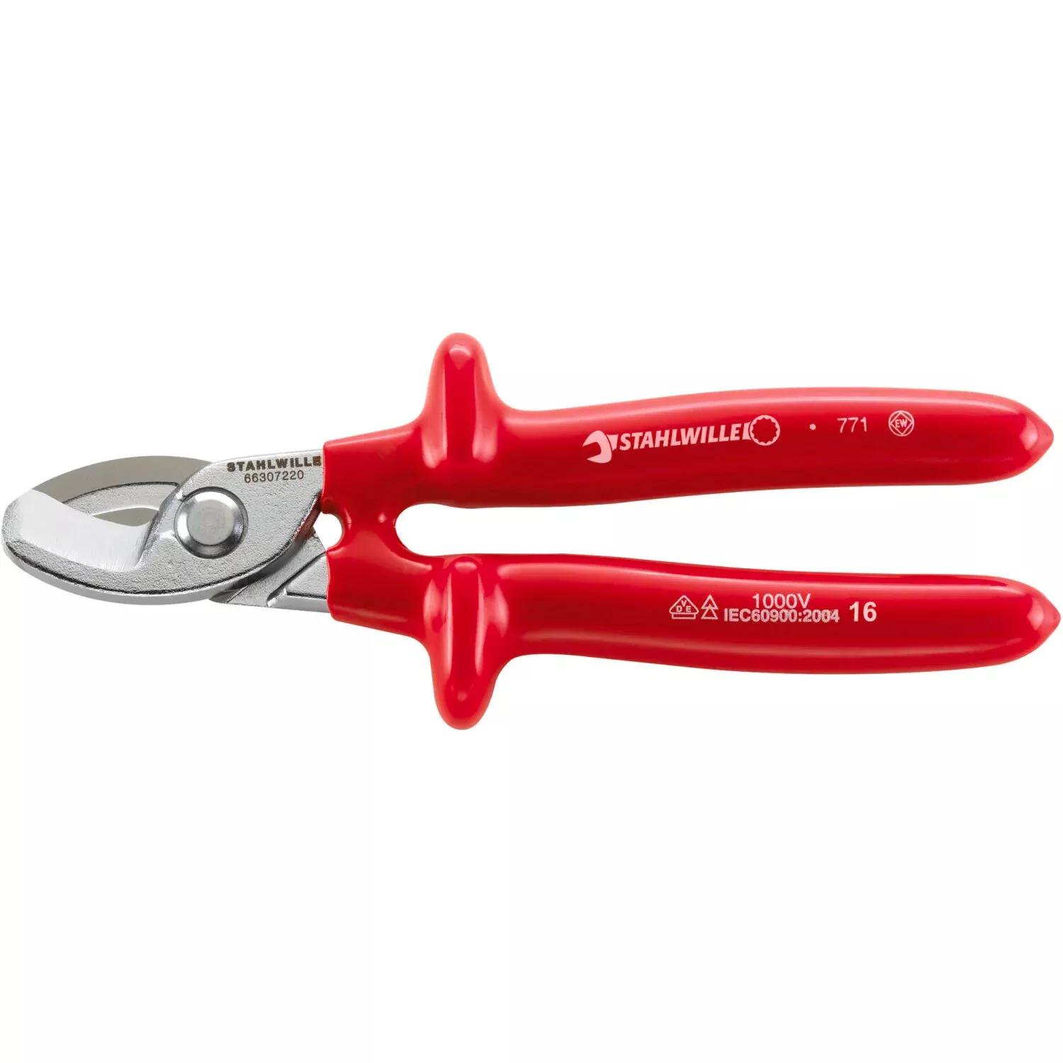 Stahlwille 66307220 6630 VDE cable shear, 220 mm - Dip-coated