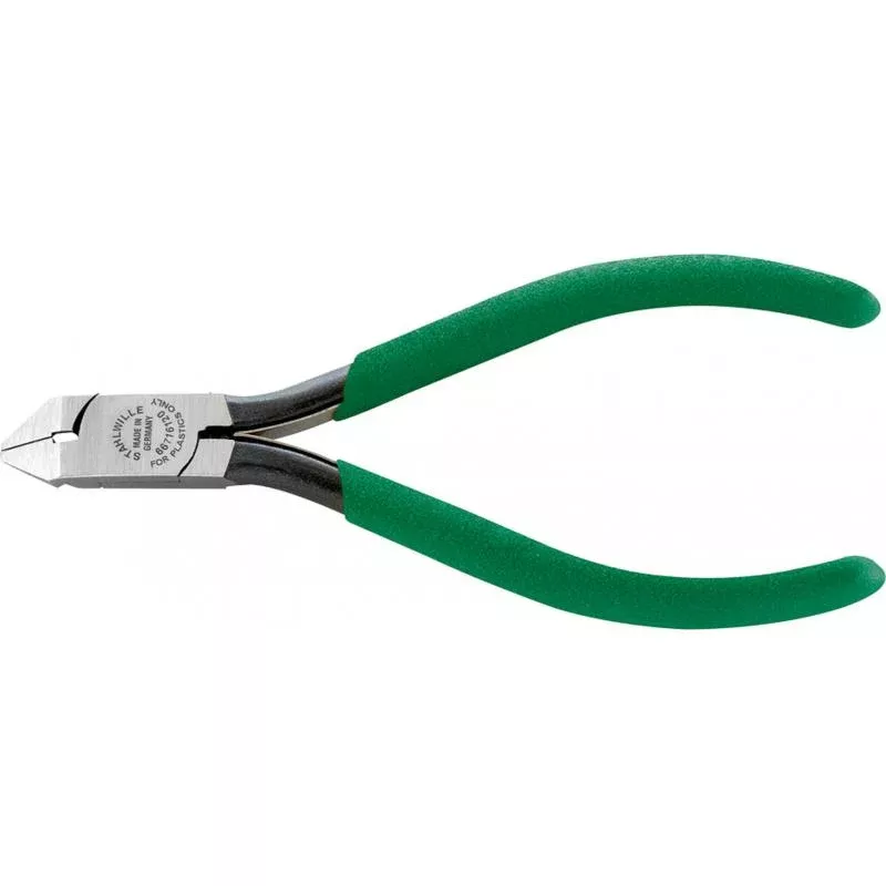 Stahlwille 66716120 6671 Side cutter for plastic, 120 mm, Dip-coated