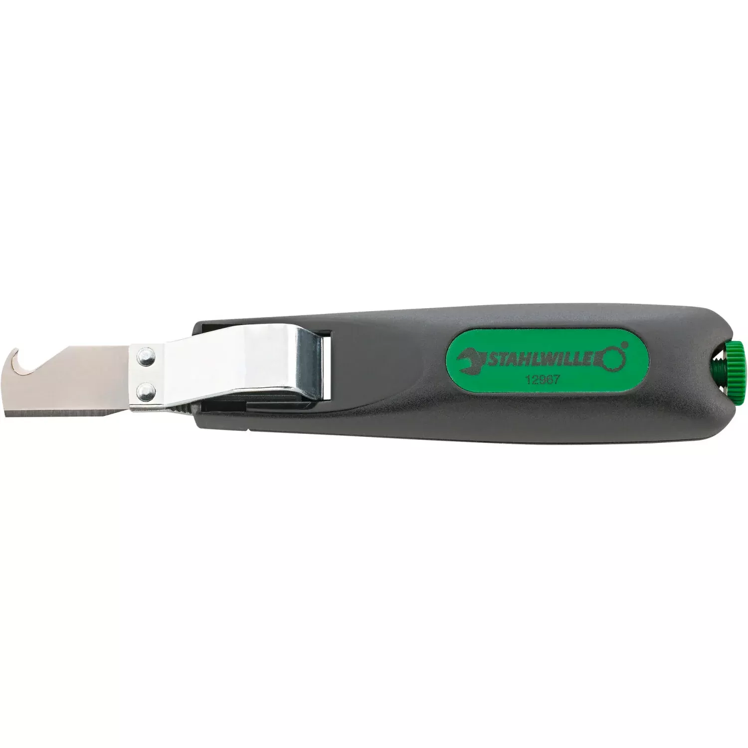 Stahlwille 77620010 12967 Wire Stripping Knife with Hooked Blade
