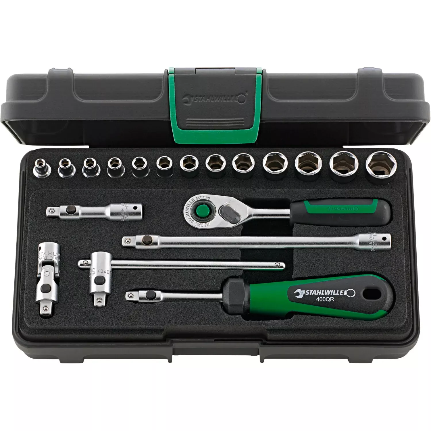 Stahlwille 96011180 Socket set 1/4'' - 19 Pieces