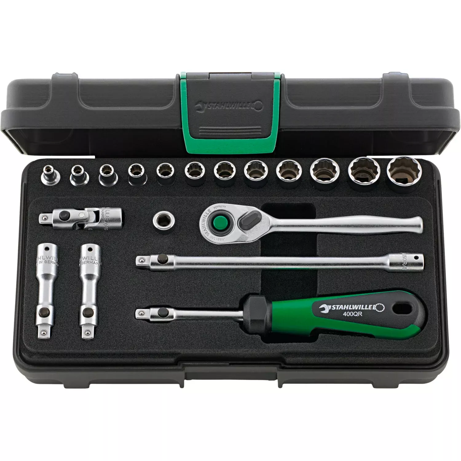 Stahlwille 96015208 Socket set 1/4" - 19 Pieces