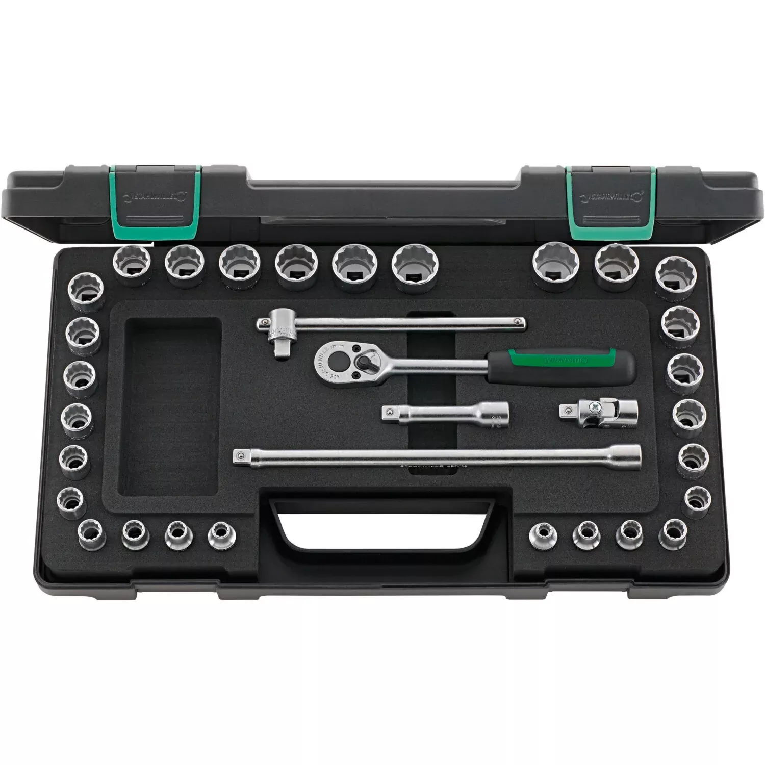 Stahlwille 96021122 3/8" Bi-Hex Socket Set - 33 Pieces