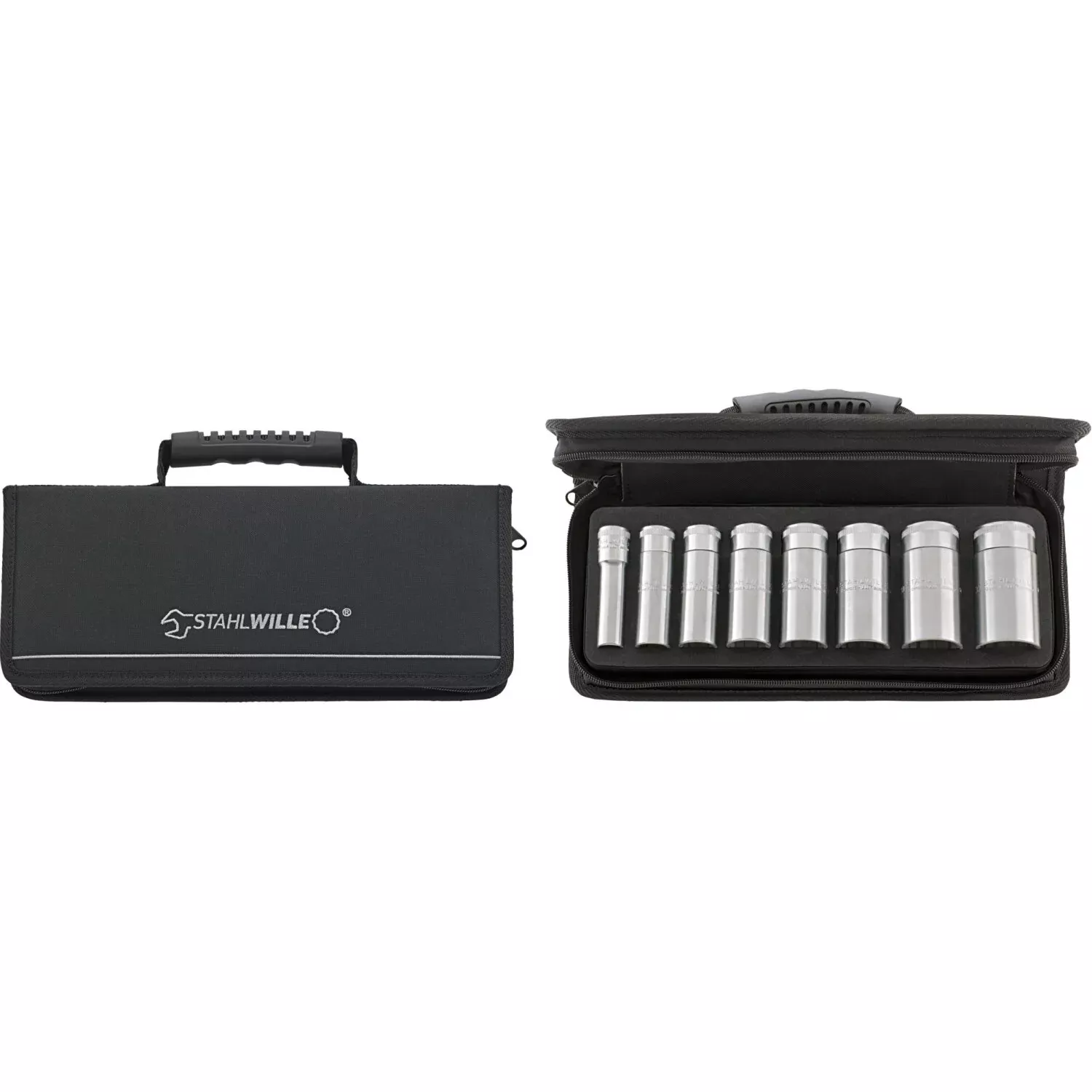 Stahlwille 96030212 1/2" Deep Bi-Hex Socket Set - 8 Pieces