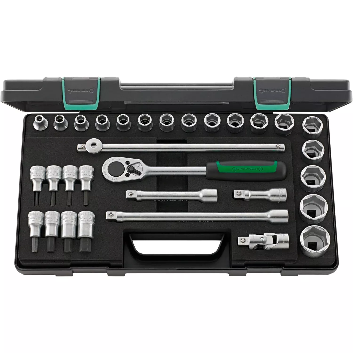 Stahlwille 96031239 Metric Socket Set - 31 Pieces