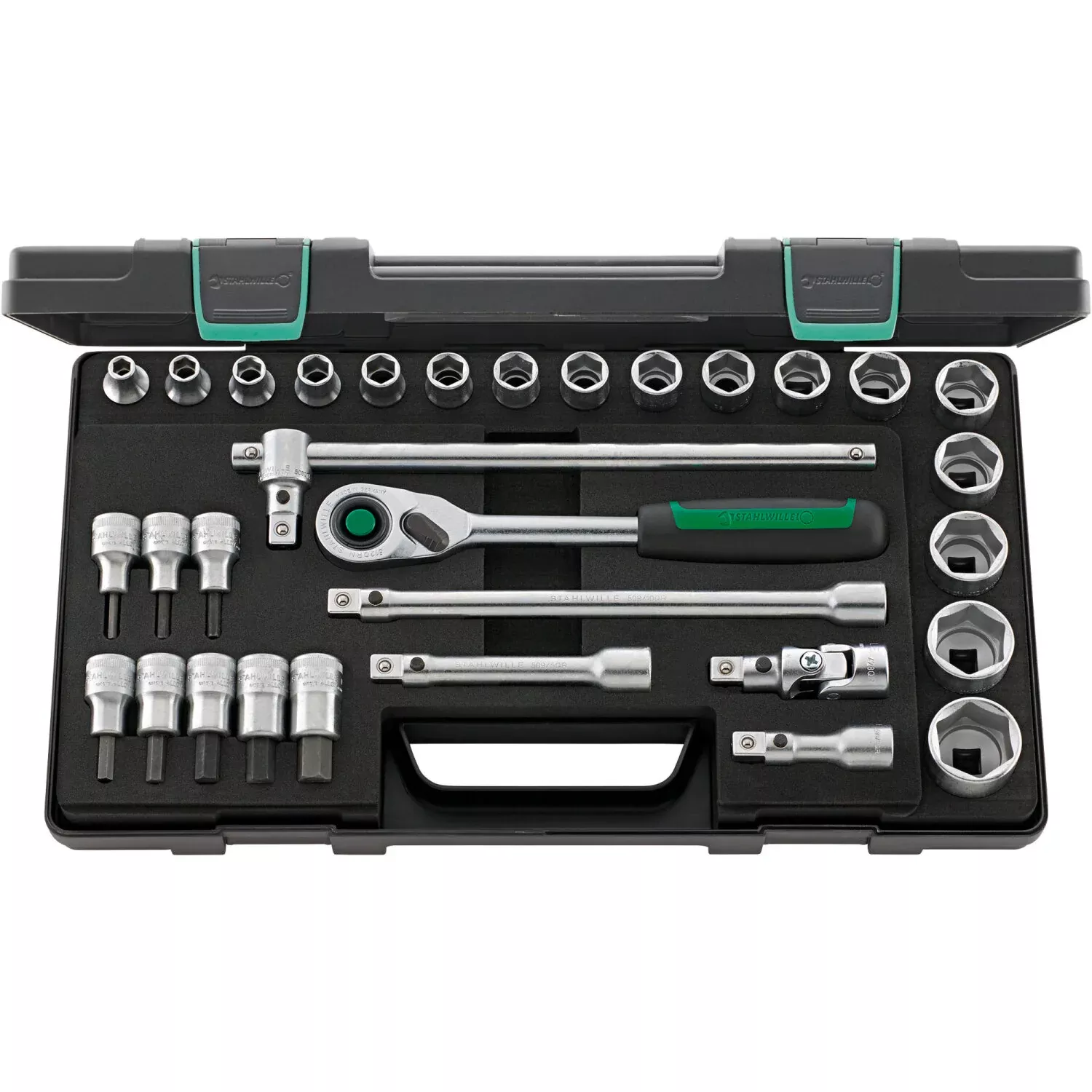 Stahlwille 96031240 Socket Set 1/2" Square - 31 pieces