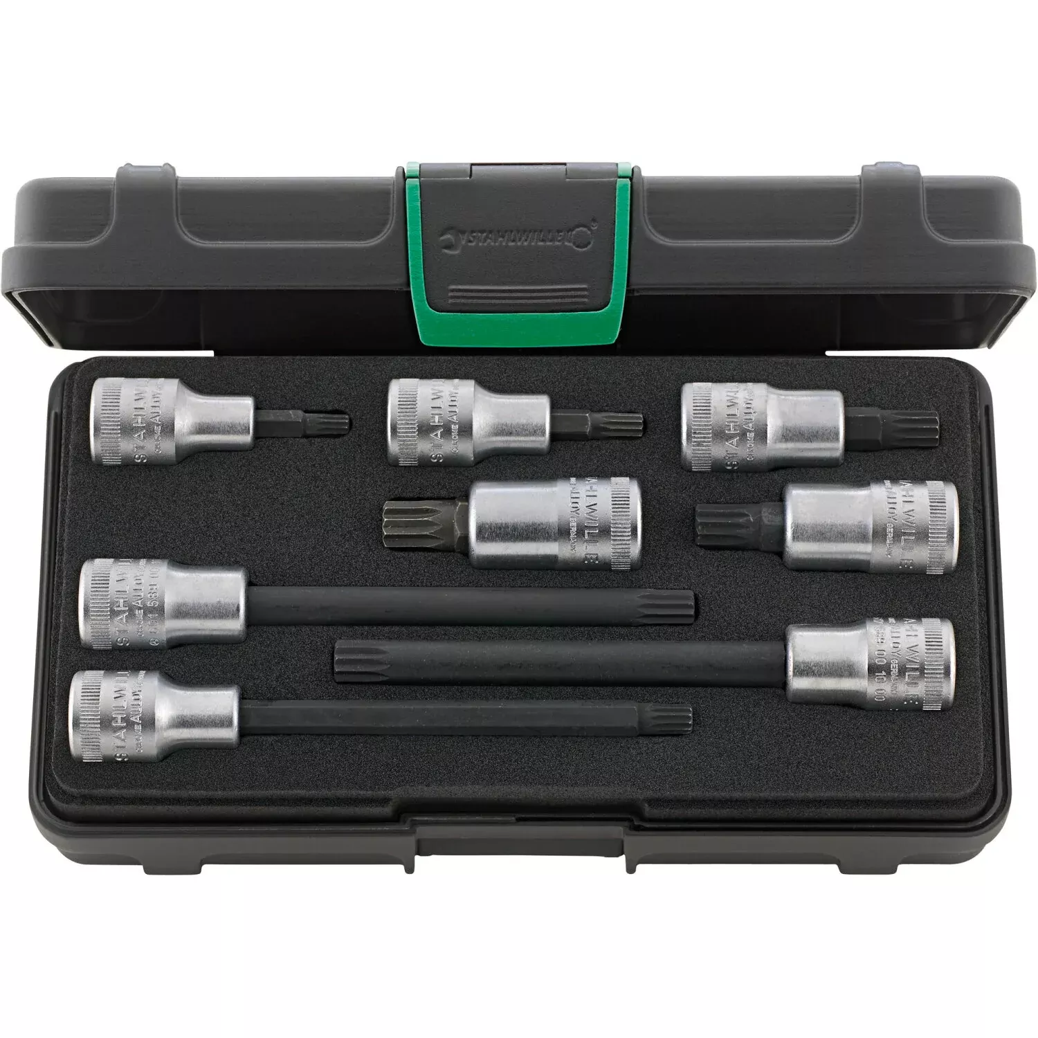 Stahlwille 96033606 3054X/54X/8 1/2" XZN Socket Set, 8Pcs