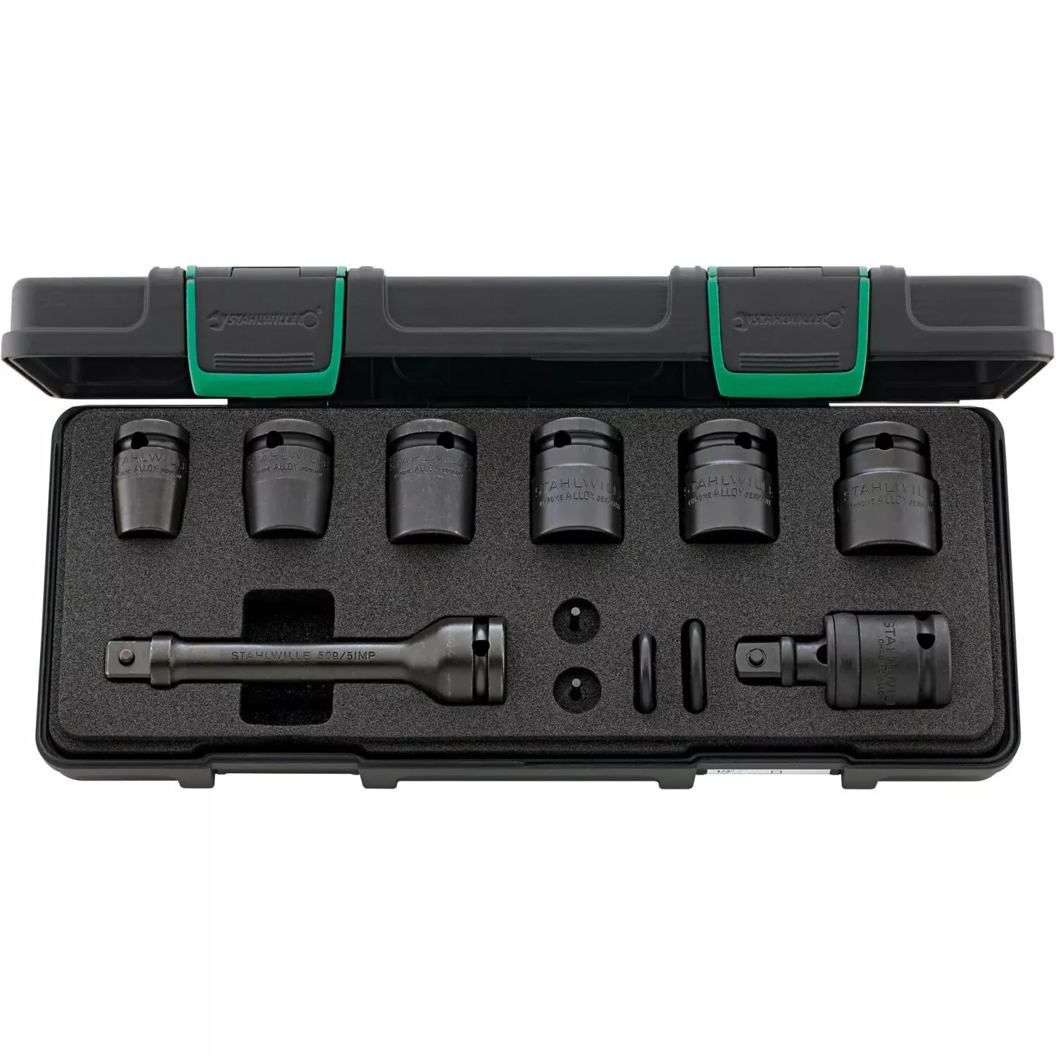 Stahlwille 96231101 50IMP/6/2 1/2" Drive Impact Socket Set, 12 Pcs