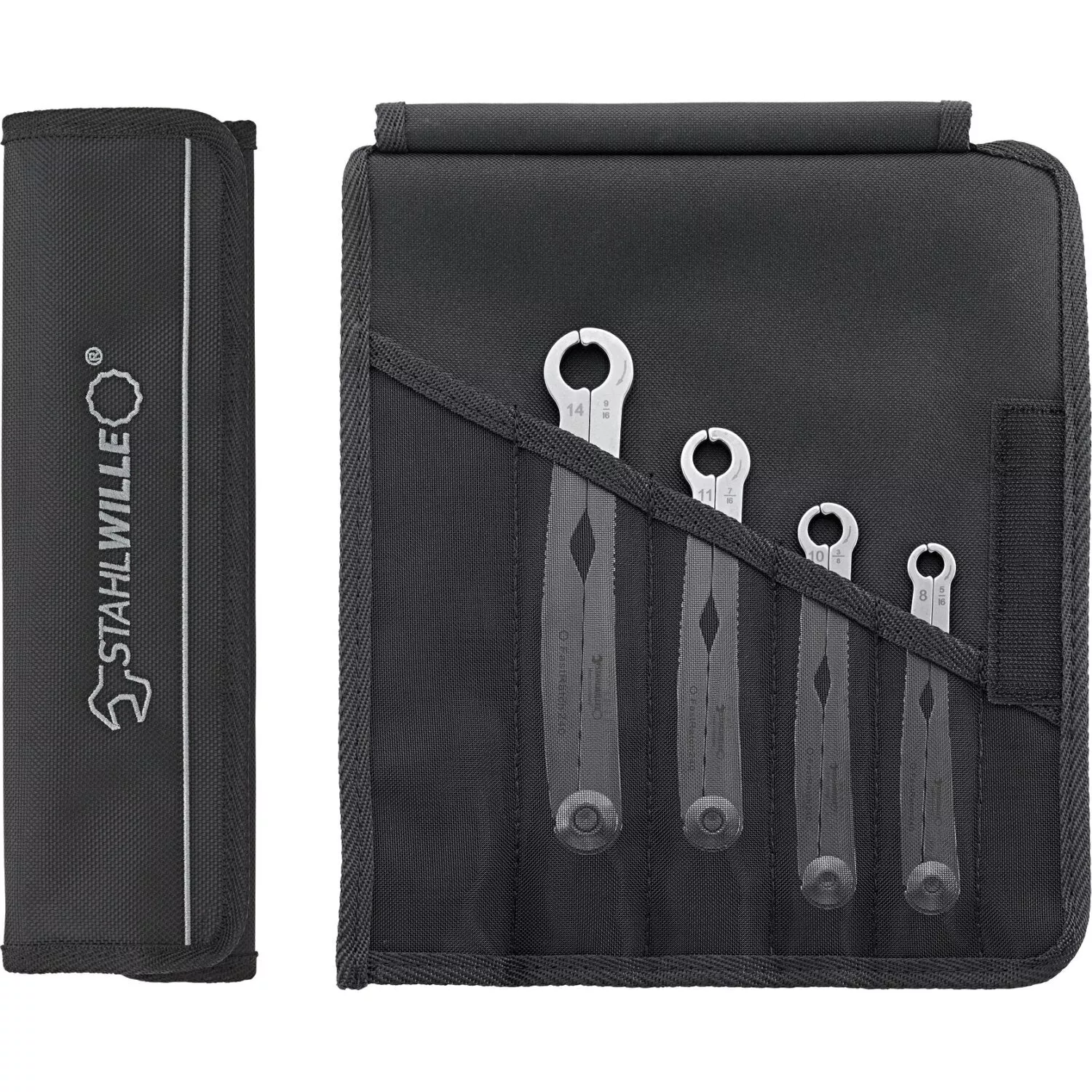 Stahlwille 96411003 240/4 Ratchet Wrench Set, FastRatch, 4 pcs