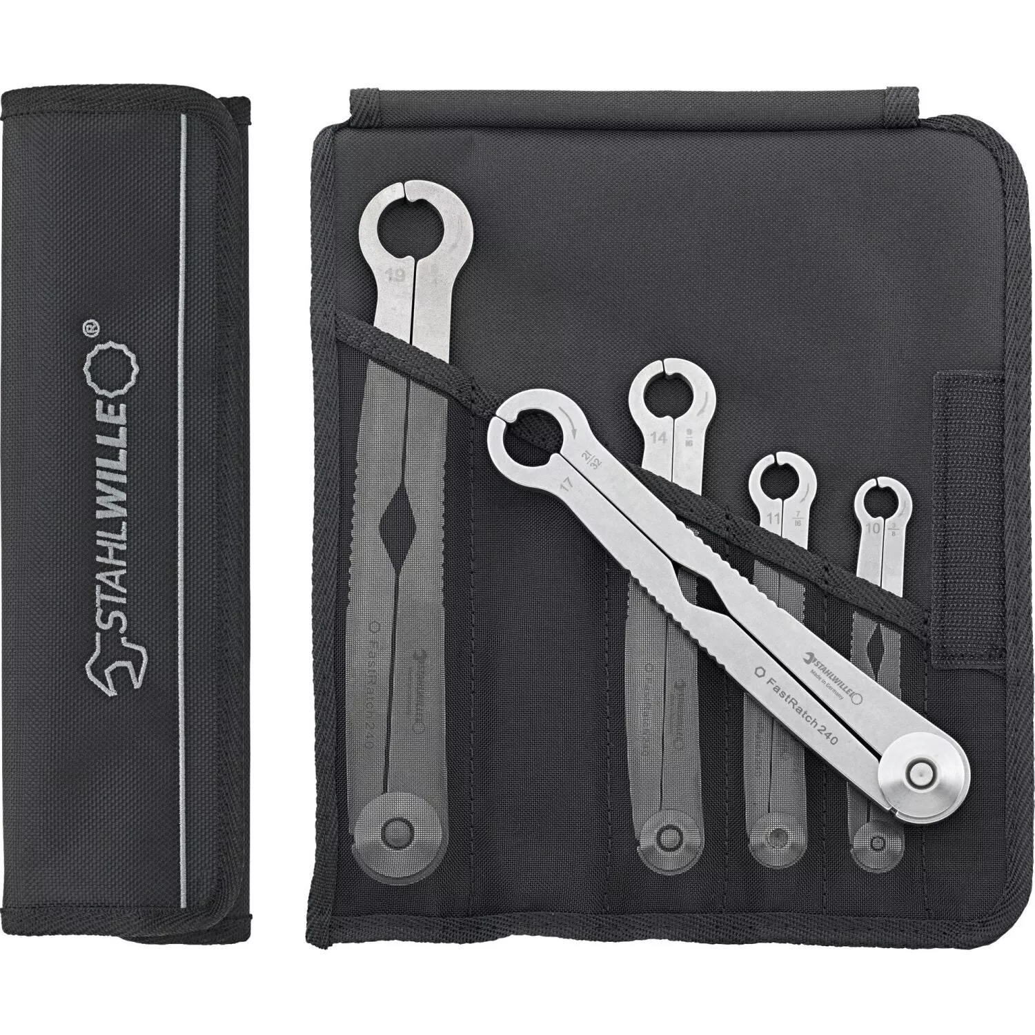 Stahlwille 96411005 240/5 Ratchet Wrench Set, FastRatch, 5 pcs