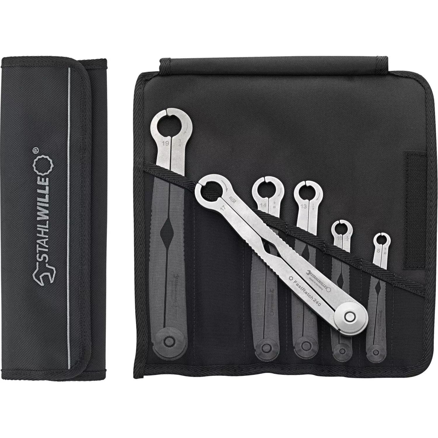 Stahlwille 96411006 240/6 Ratchet Wrench Set, FastRatch, 6 pcs