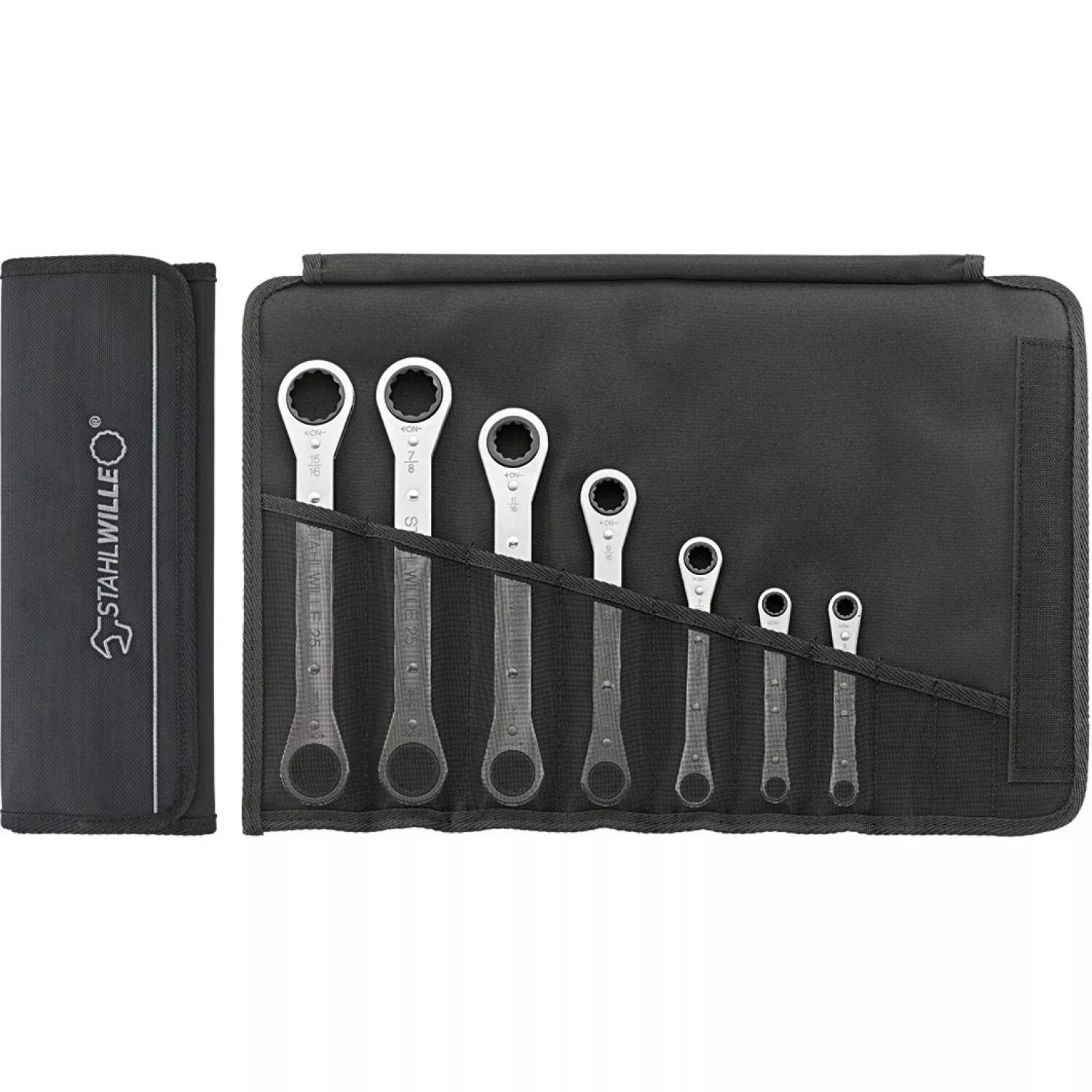 Stahlwille 96411301 25/7 Ratchet ring Spanner Set