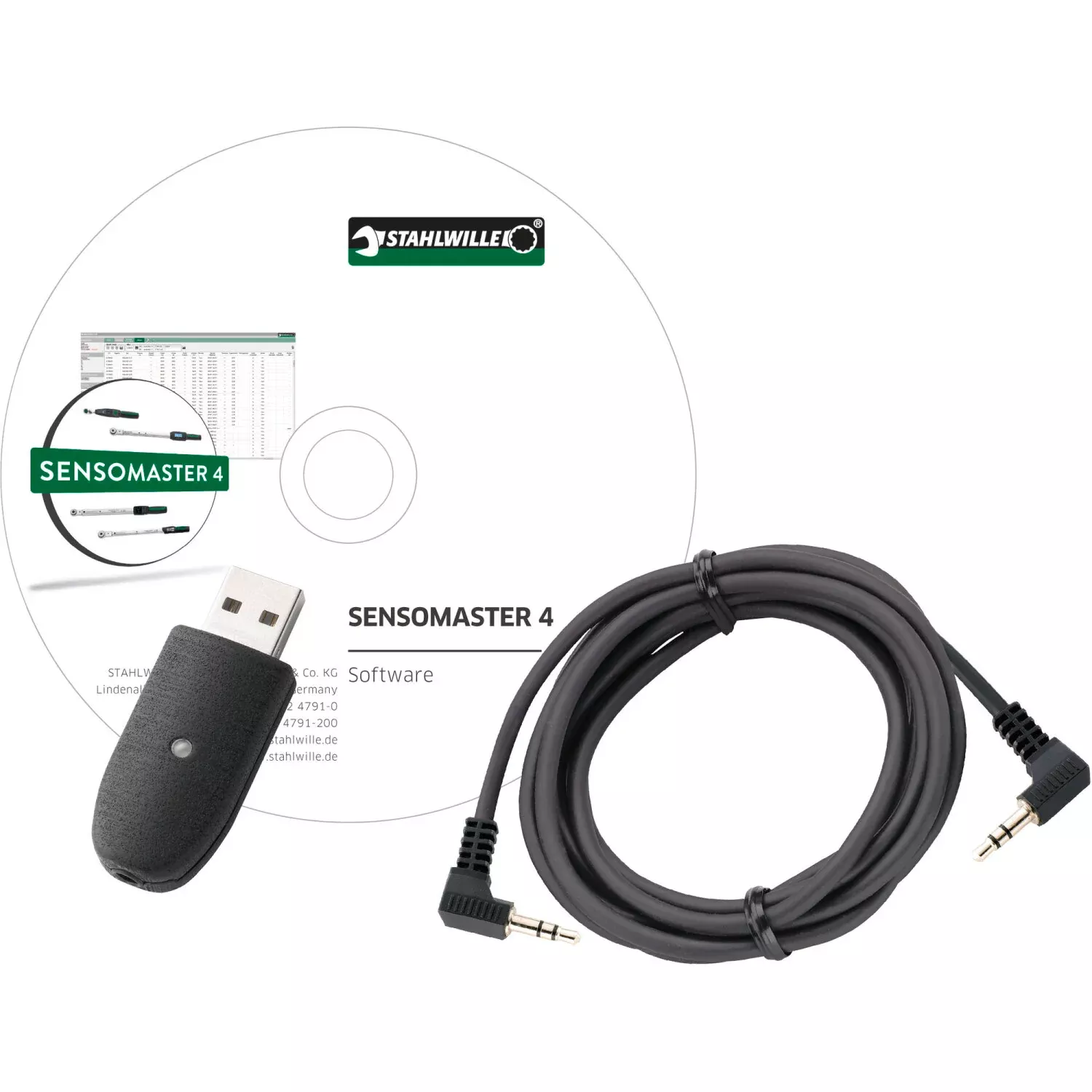 Stahlwille 96583630 7759-5 USB Adapter, Jack Plug Cable (1.5 m)