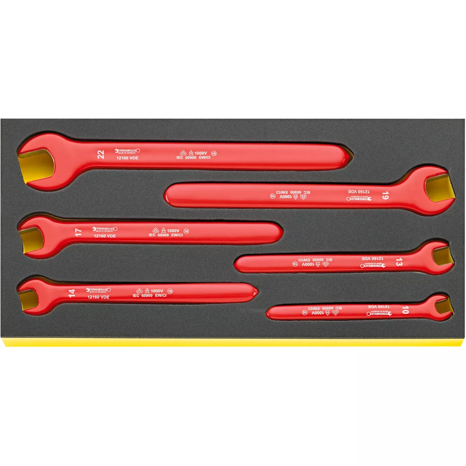 Stahlwille 96830042 TCS 12160 VDE Single ended open-jaw Spanner