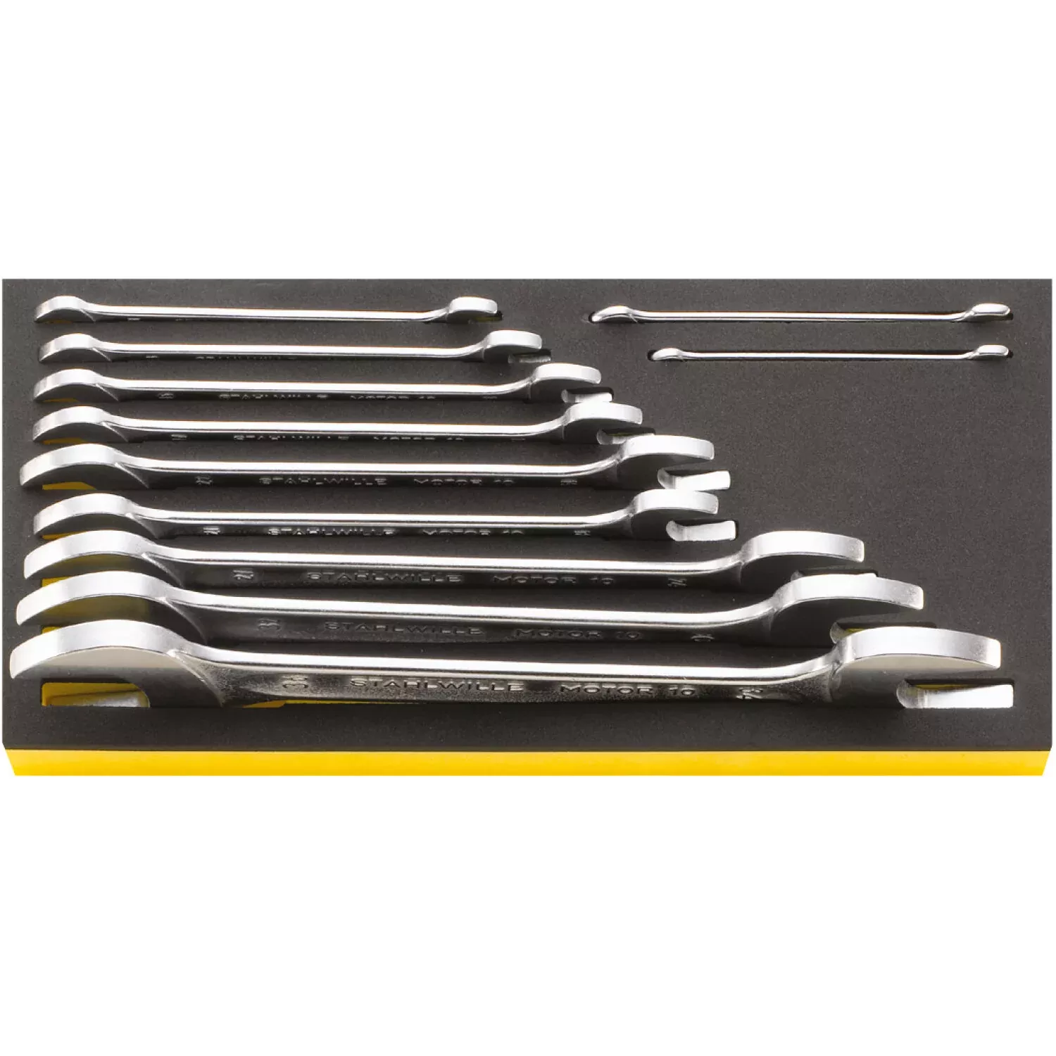 Stahlwille 96830167 TCS 10/11, Double open ended Spanner 11 pcs