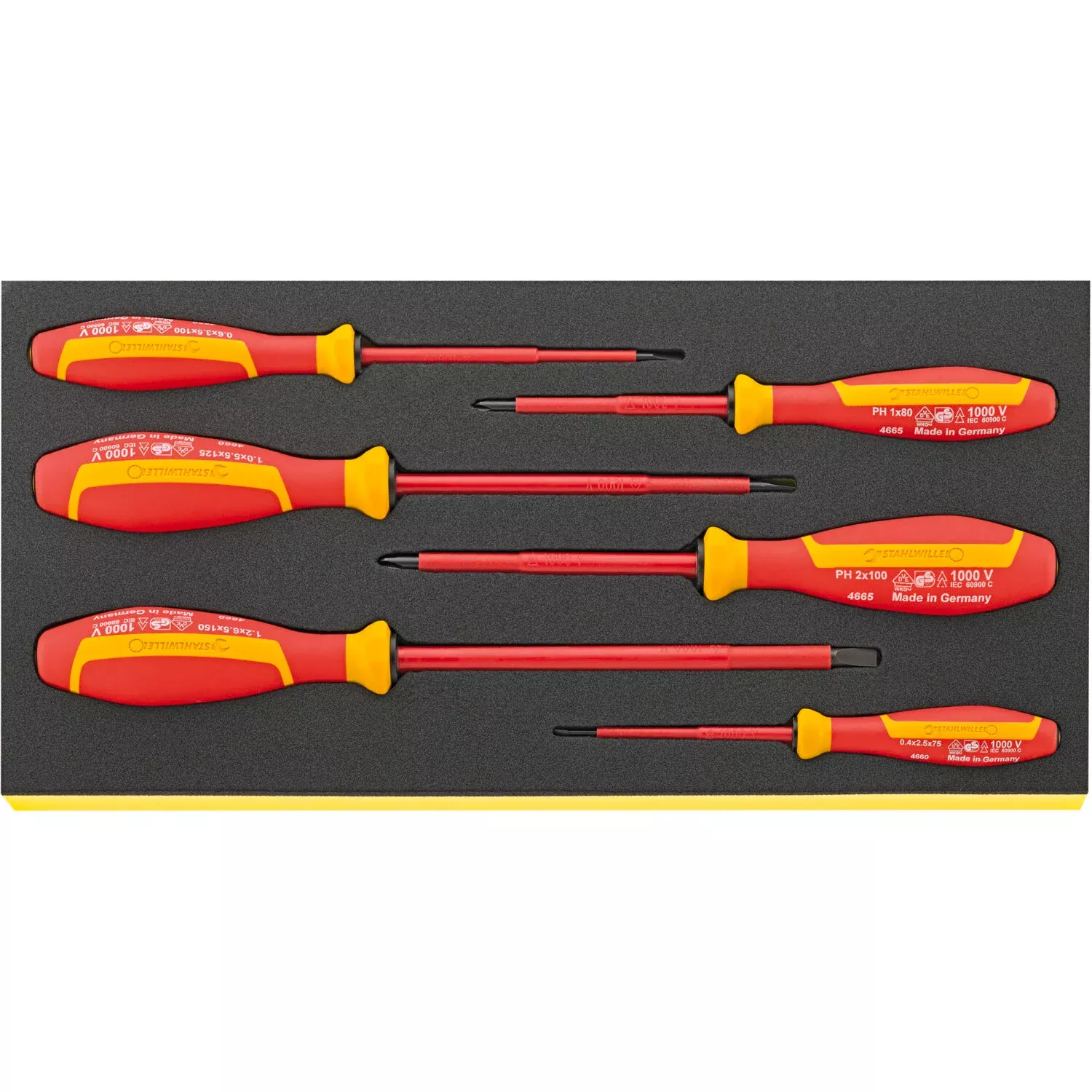Stahlwille 96838766 TCS 4660/4665 DRALL+ set of screwdrivers 6 pcs