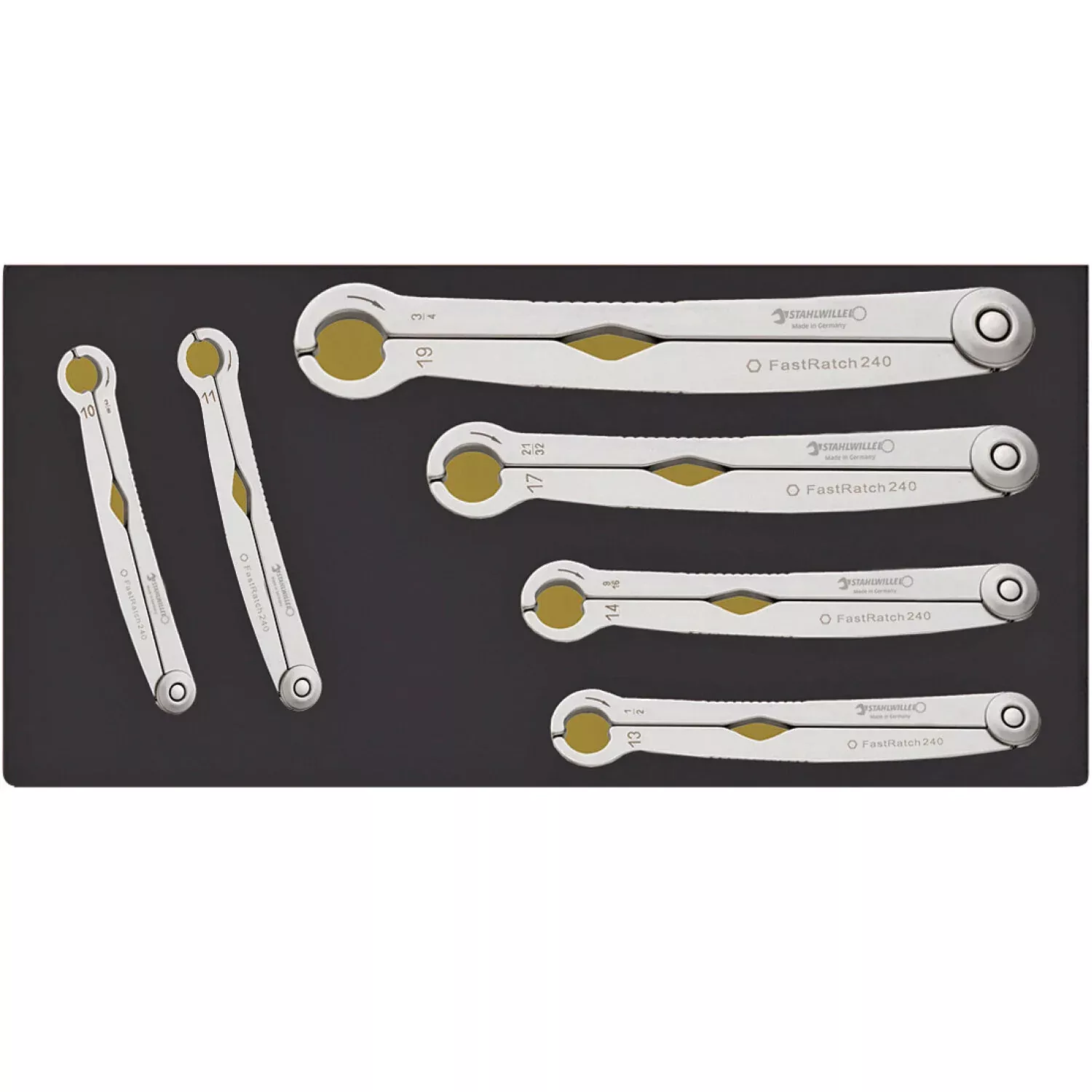 Stahlwille 96838774 TCS 240/6 Ratchet wrenches, 6 Pcs