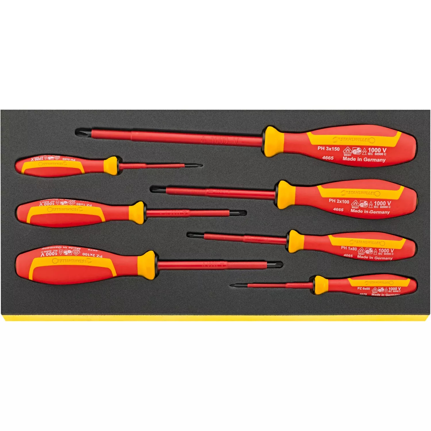 Stahlwille 96838785 TCS 4665/4670 DRALL+ set of screwdrivers