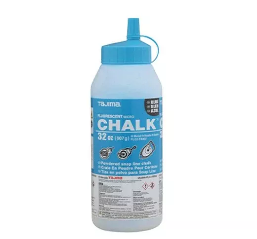 TAJIMA Blue Fluorescent Micro Chalk - 32 oz