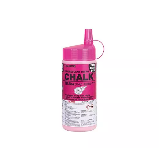 TAJIMA Pink Fluorescent Micro Chalk - 10.5 oz