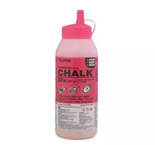 TAJIMA Pink Fluorescent Micro Chalk - 32 oz