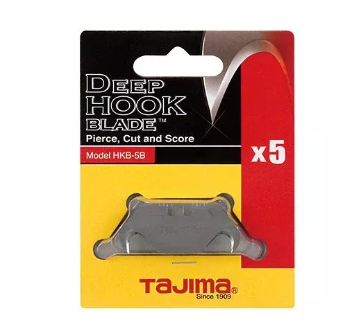 TAJIMA VR-Series DEEP HOOK BLADE™ Utility Knife Blades (5 PACK)
