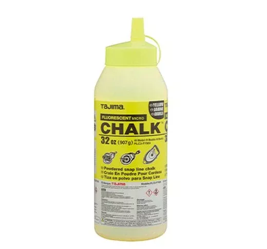 TAJIMA Yellow Fluorescent Micro Chalk - 32 oz