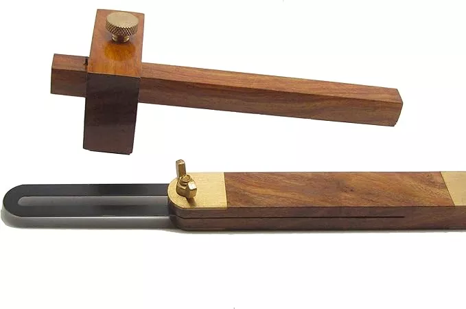 UJ Ramelson Mortise/Marking Gauge & 9" Sliding Bevel for Carpenters Wood-Working Tool Set