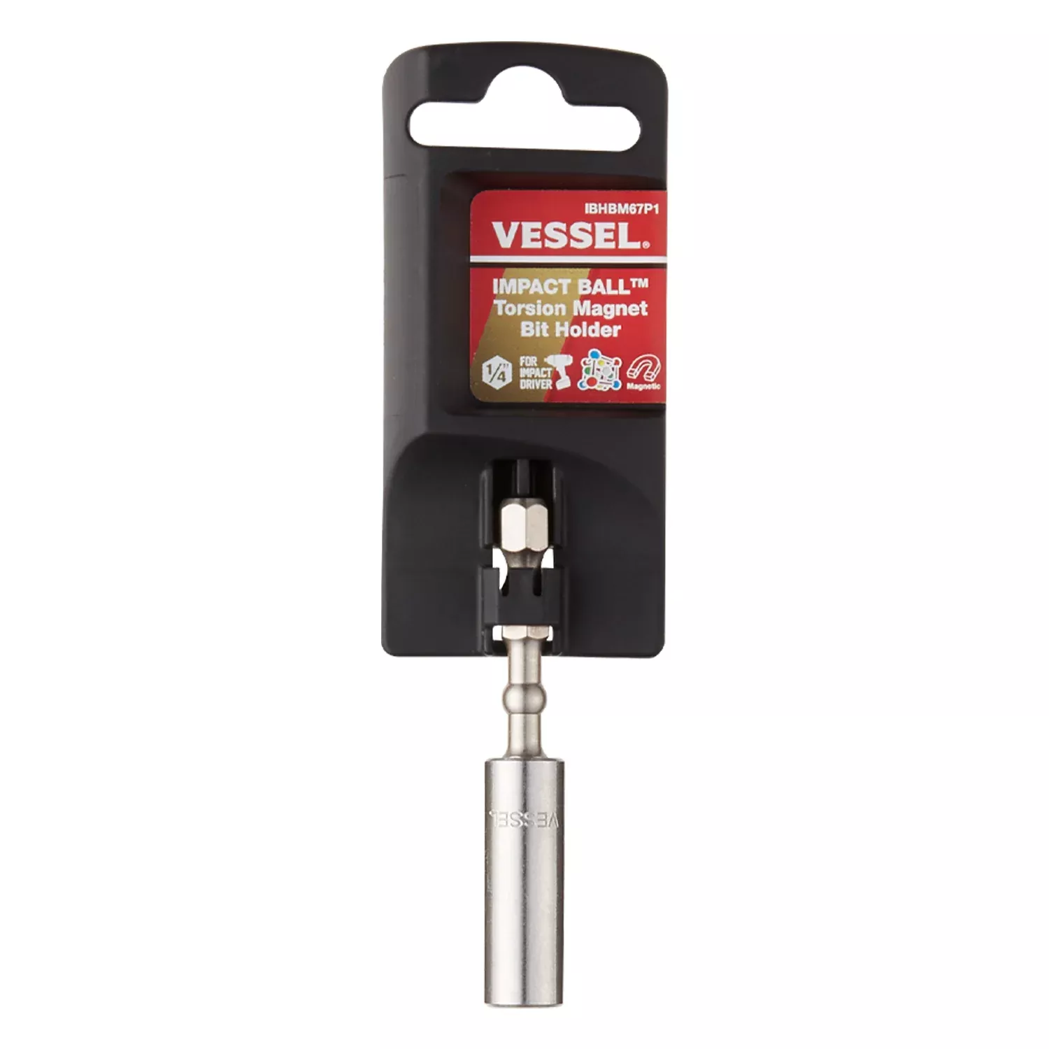 Vessel IBHBM67P1 Impact Ball Torsion Bit Holder