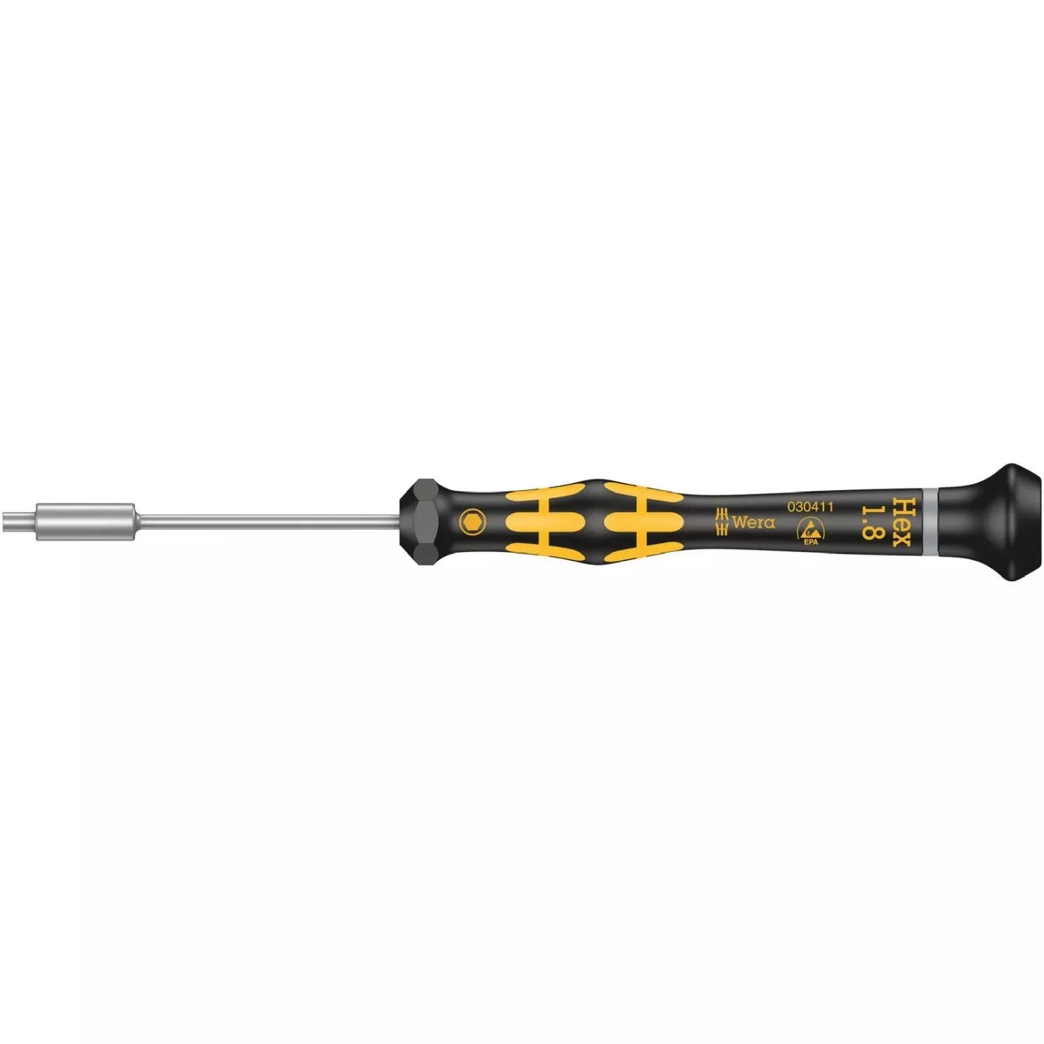 Wera 1569 Esd Nutdriver Kraftform Micro, 1.8x60-mm.