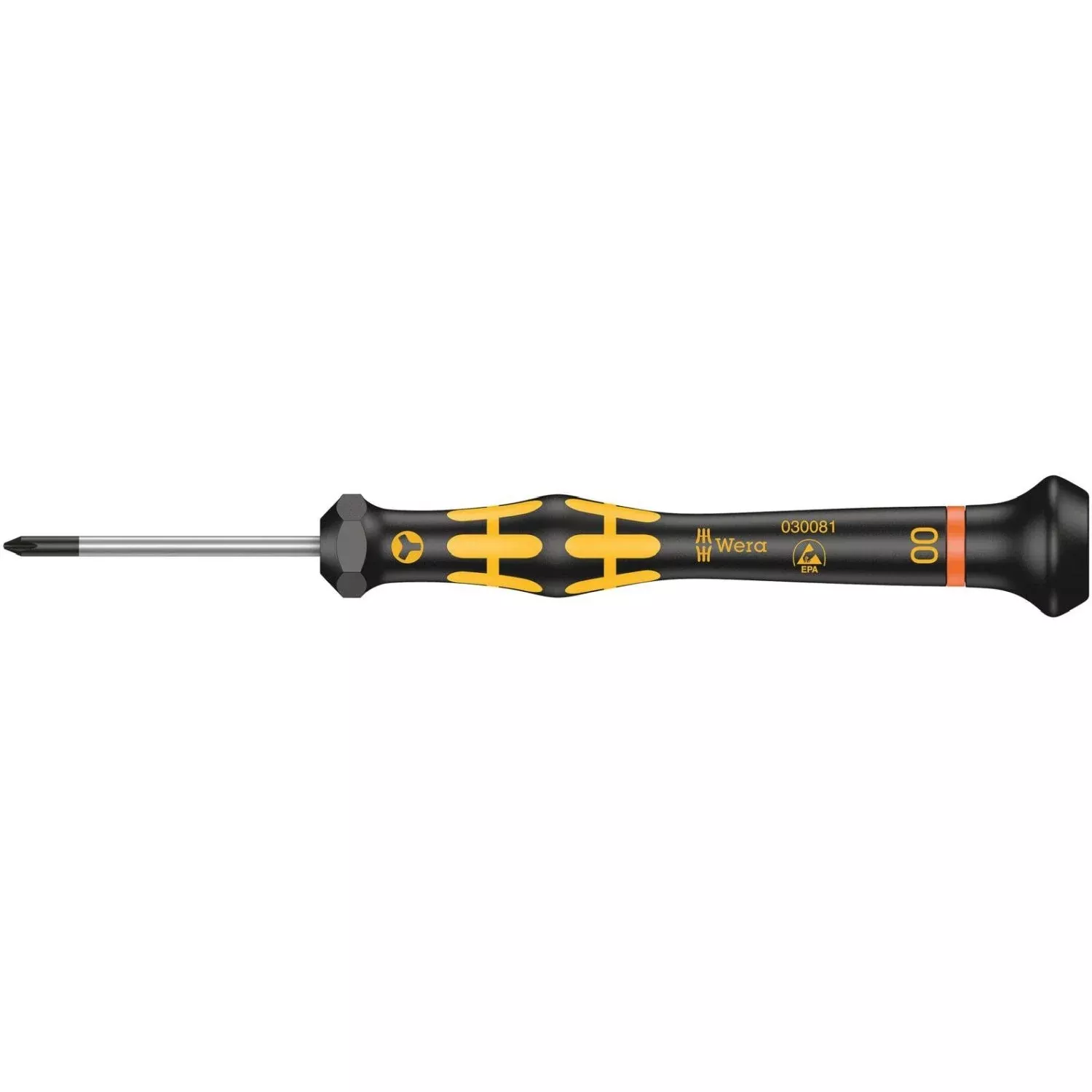 Wera 1572 Esd Kraftform Micro Screwdriver For Microstix Screws, 00x40-mm.