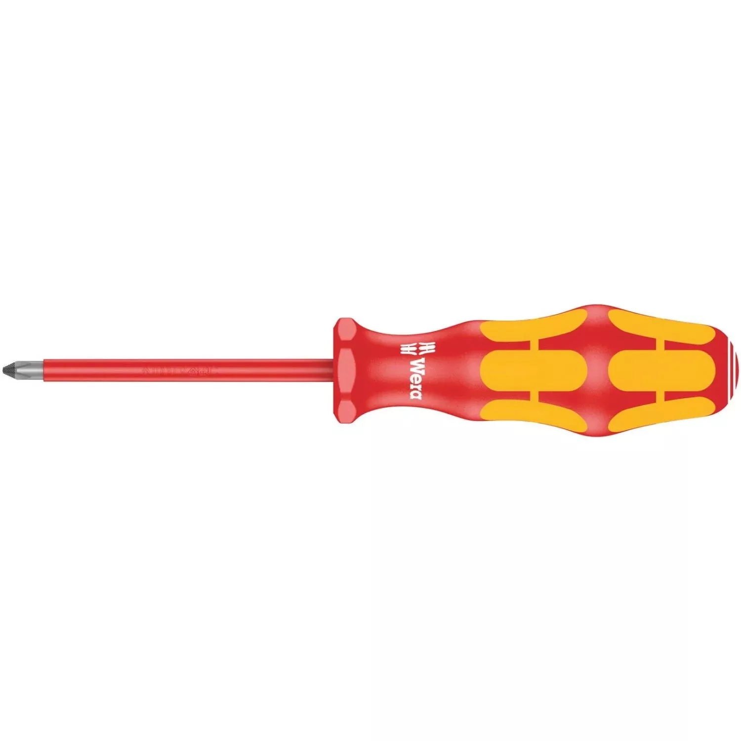 Wera 162 I Ph VDE Insulated Screwdriver For Phillips Screws, Ph 1x80-mm.