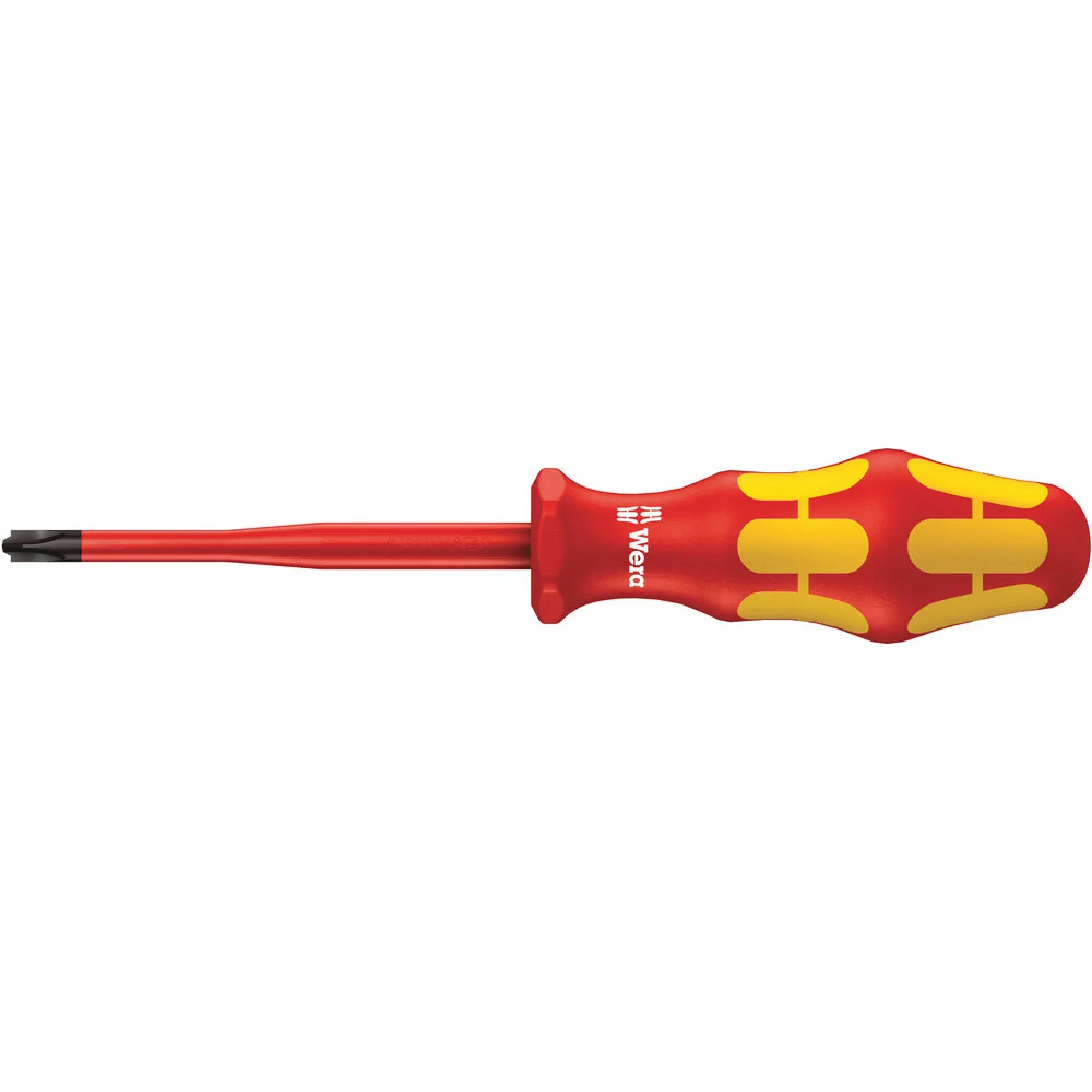 Wera 162 Is Ph/S VDE Insulated Screwdriver With Reduced Blade Diameter For Plusminus Screws (Phillips/Slotted), # 2x100-mm.