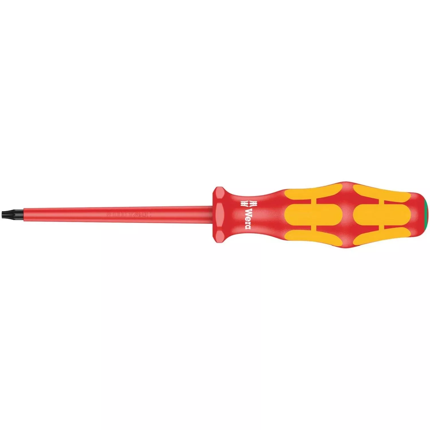 Wera 167 I VDE Insulated Screwdriver For Torx Screws, Torx 9x80-mm.