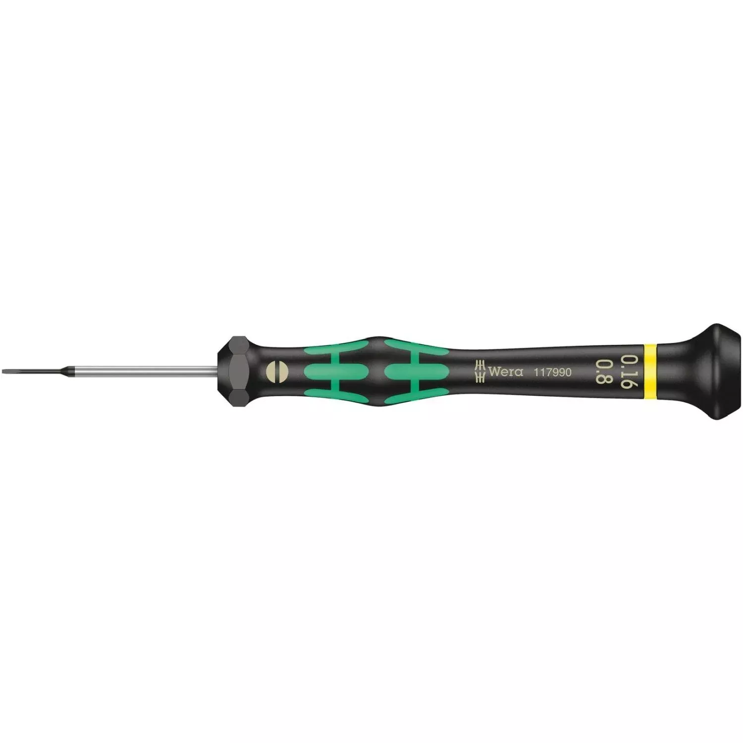 Wera 2035 Screwdriver For Slotted Screws For Electronic Applications, 0.16x0.8x40-mm.