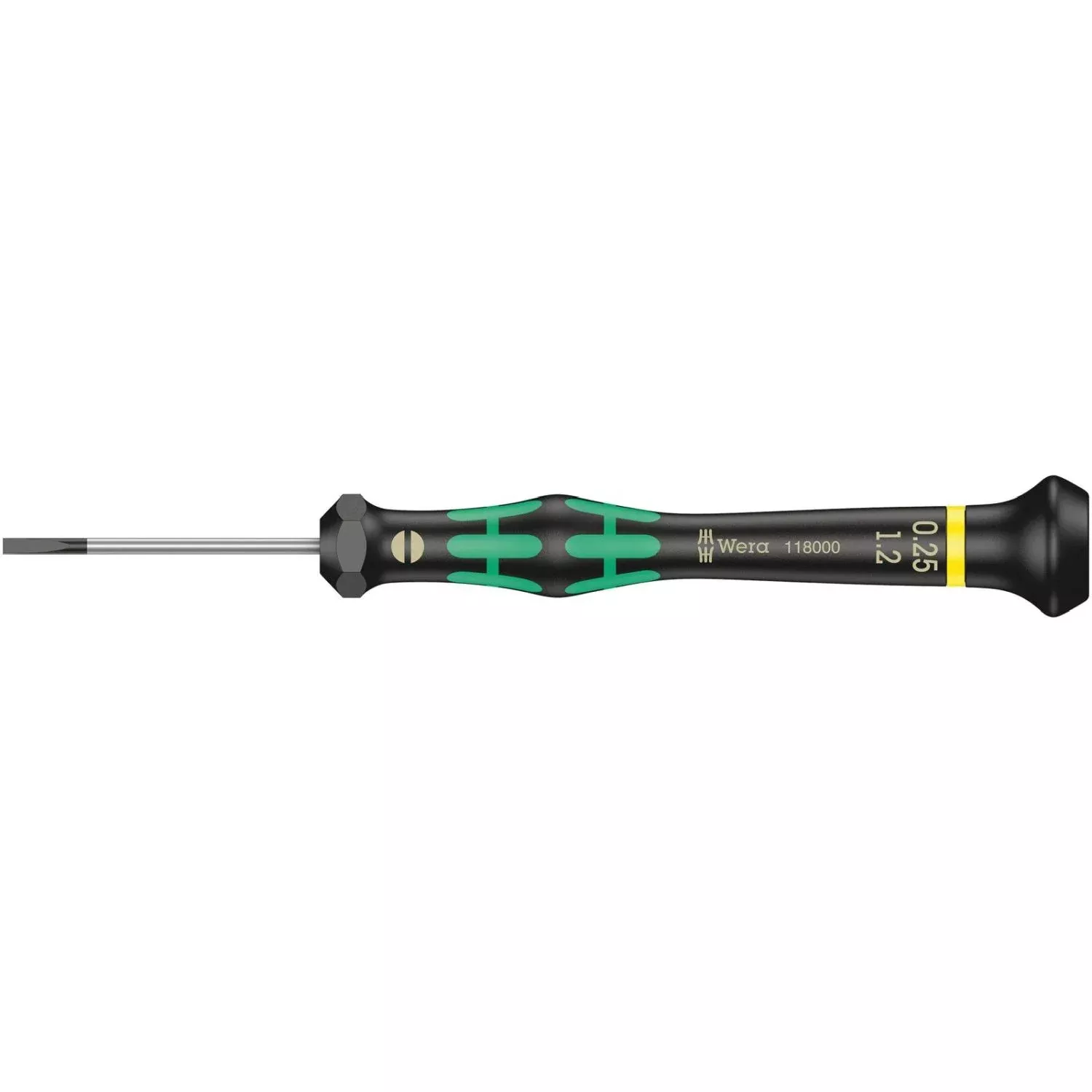 Wera 2035 Screwdriver For Slotted Screws For Electronic Applications, 0.25x1.2x40-mm.