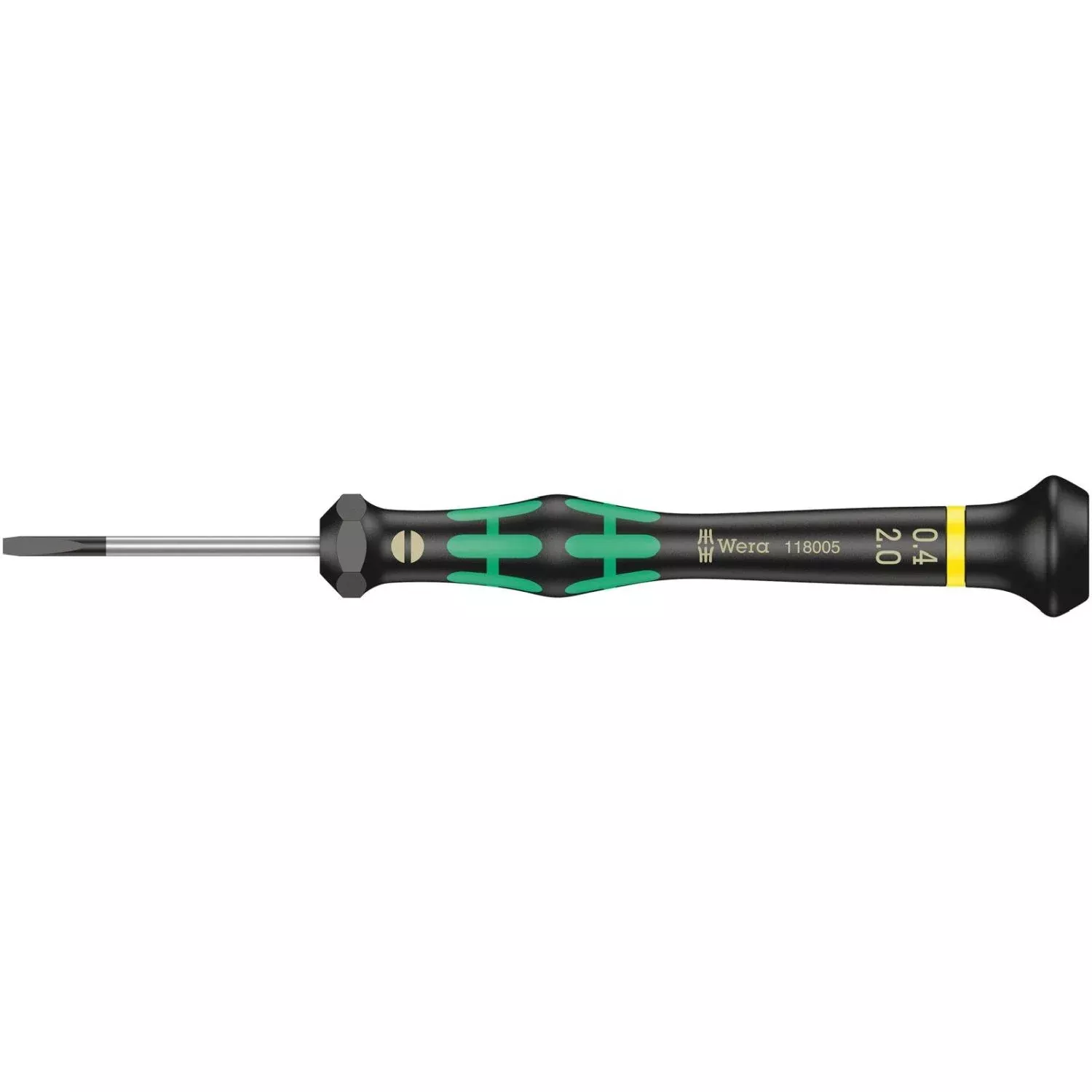 Wera 2035 Screwdriver For Slotted Screws For Electronic Applications, 0.40x2x40-mm.
