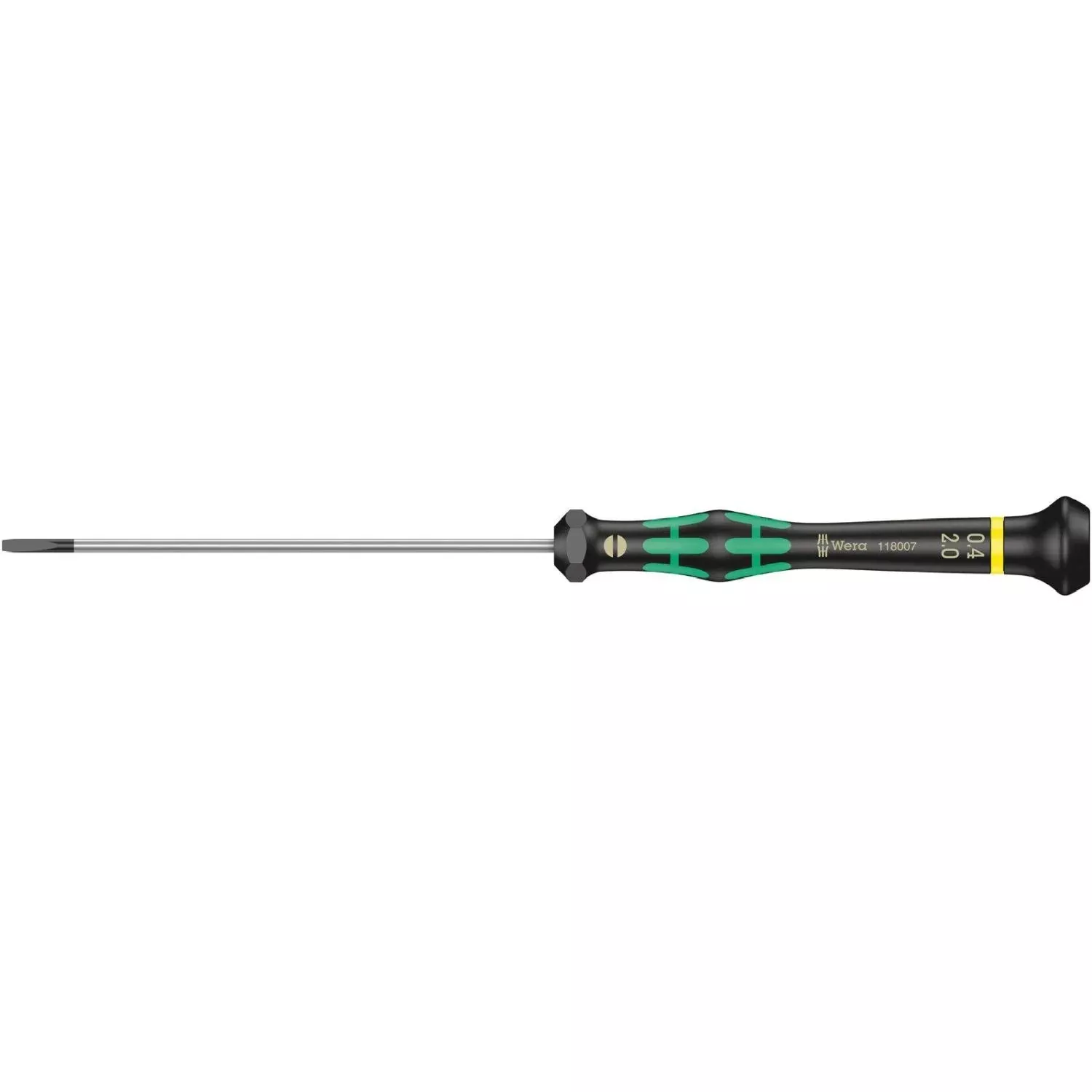 Wera 2035 Screwdriver For Slotted Screws For Electronic Applications, 0.50x3x50-mm.