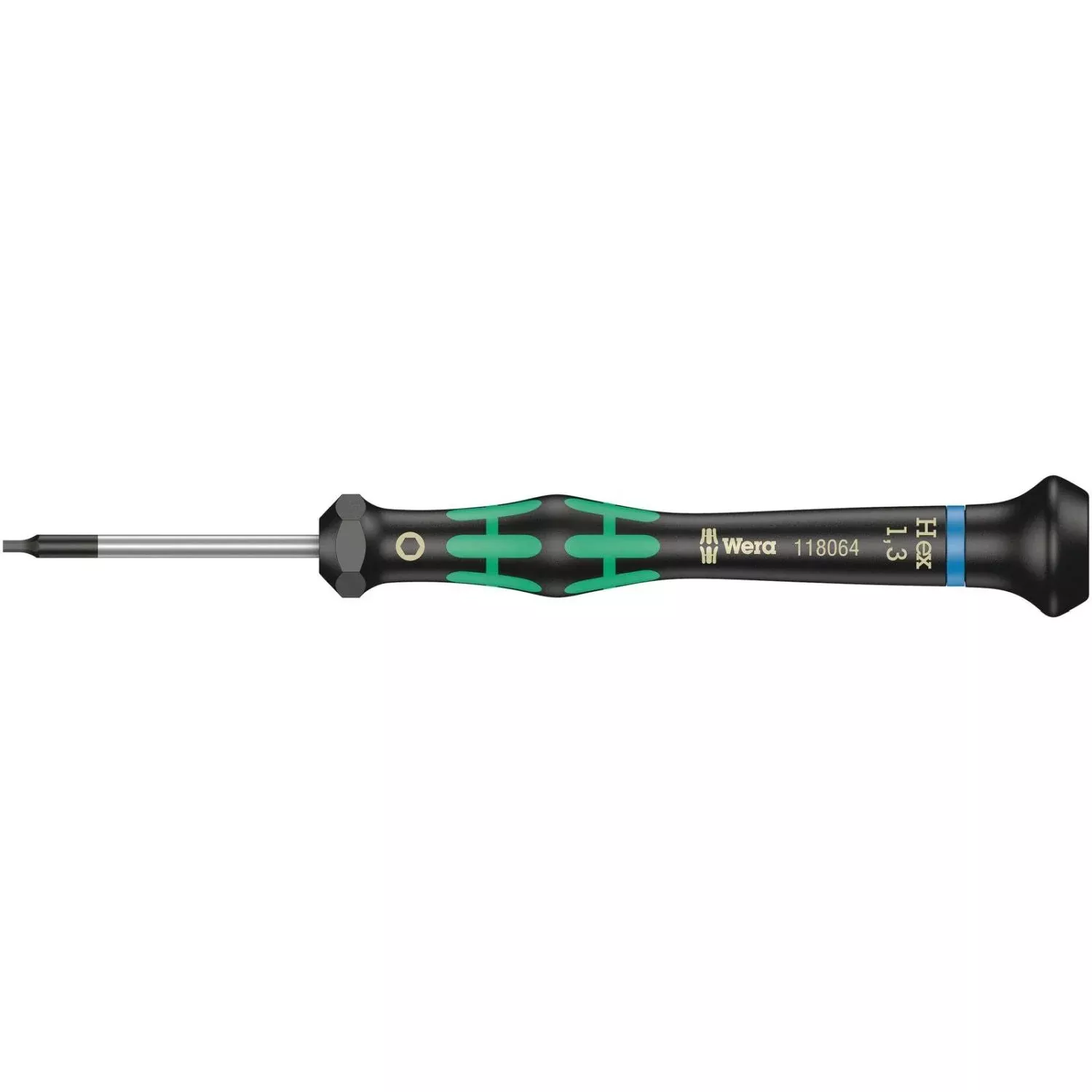 Wera 2054 Screwdriver For Hexagon Socket Screws For Electronic Applications, 0.05-in.x40-mm.