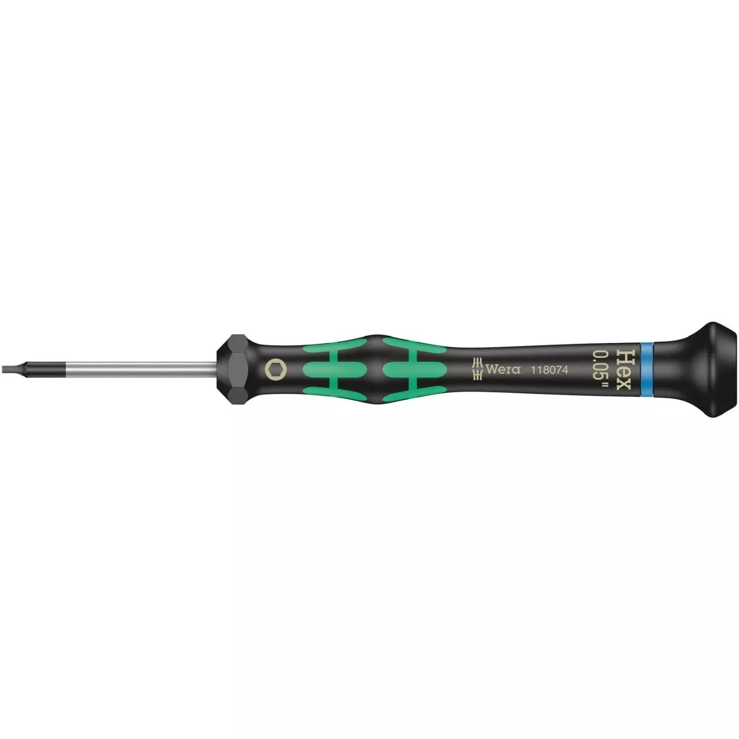 Wera 2054 Screwdriver For Hexagon Socket Screws For Electronic Applications, 3x60-mm.