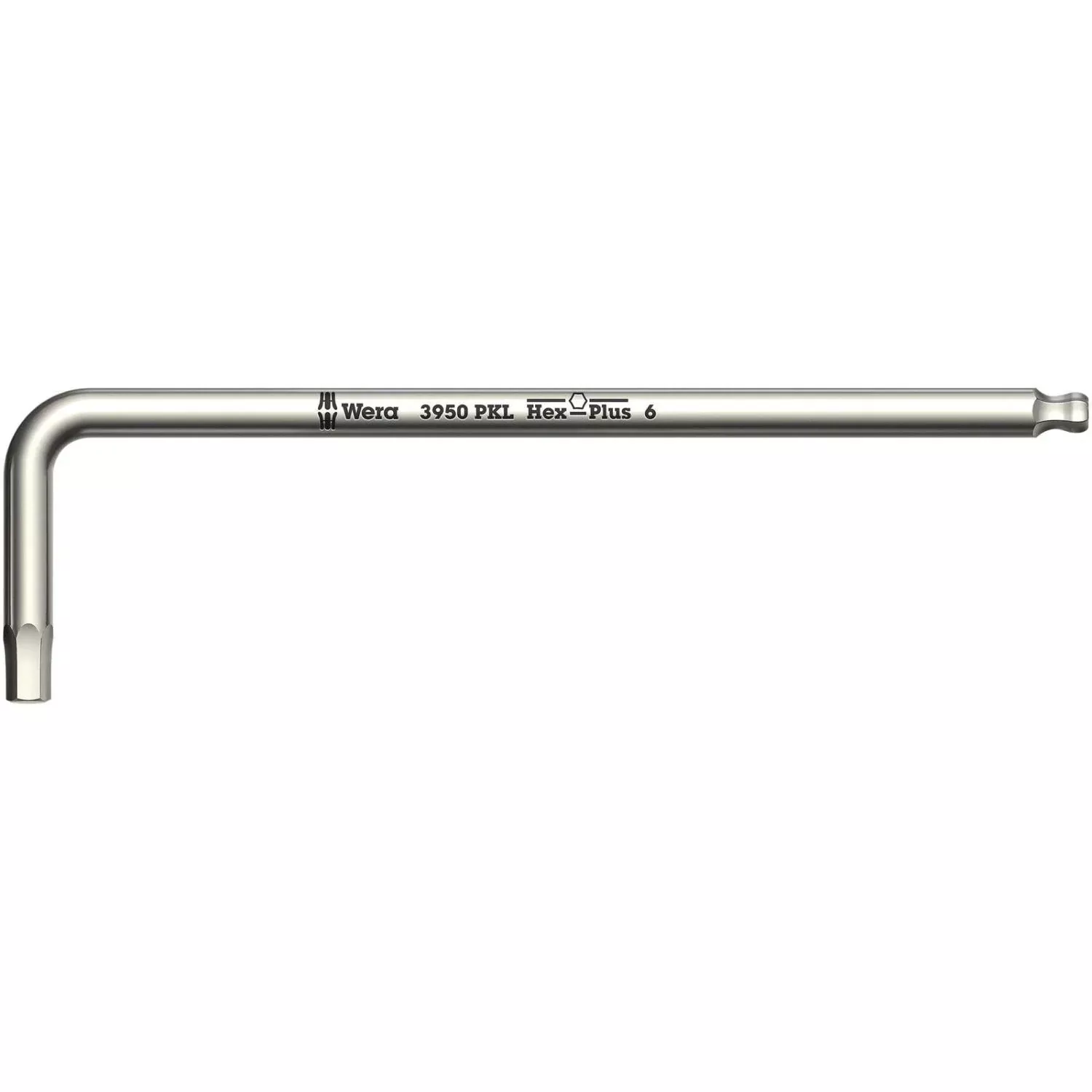 Wera 3950 Pkl L-Key, Metric, Stainless, 2.5x112-mm.