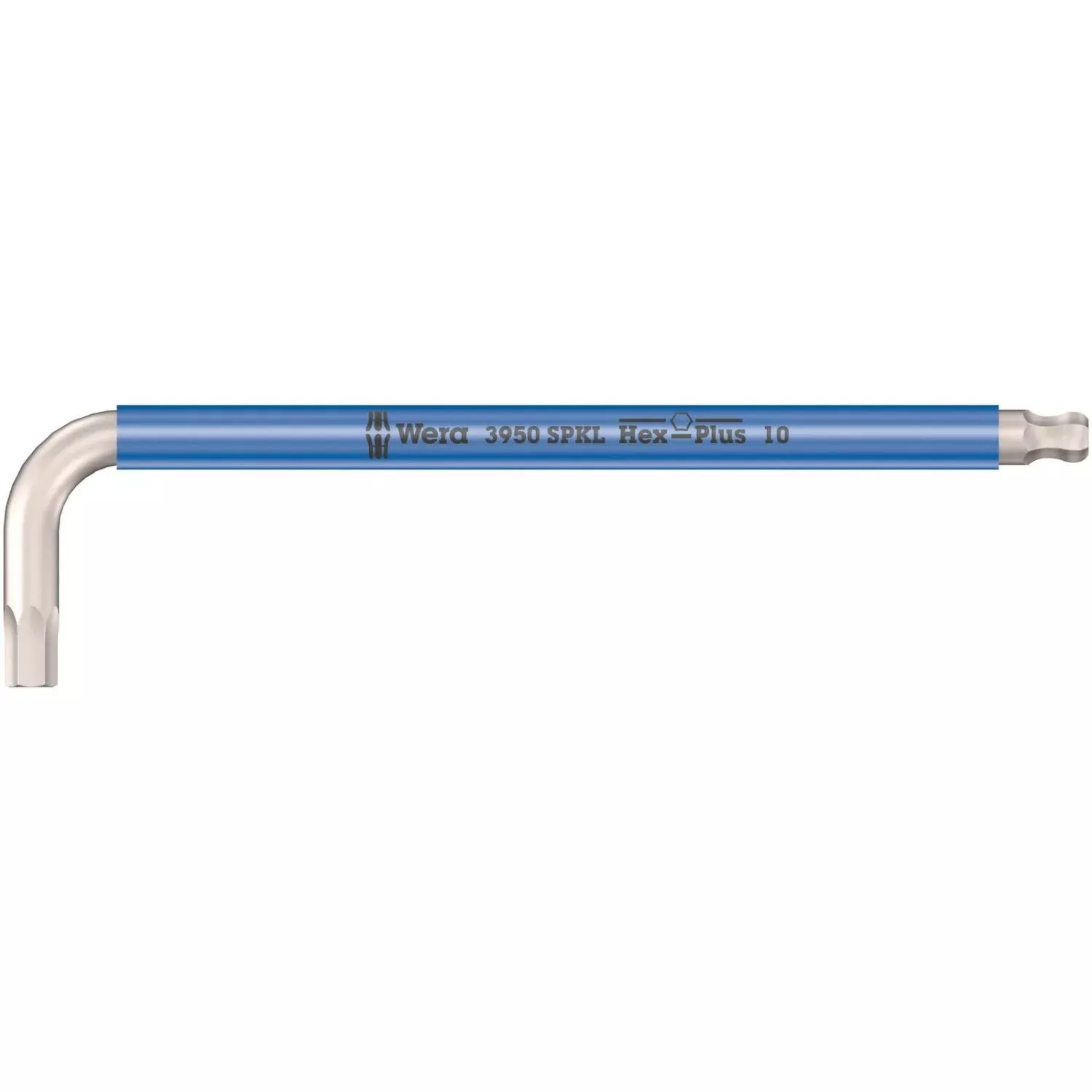 Wera 3950 Spkl Multicolour L-Key, Metric, Stainless, 10x224-mm.