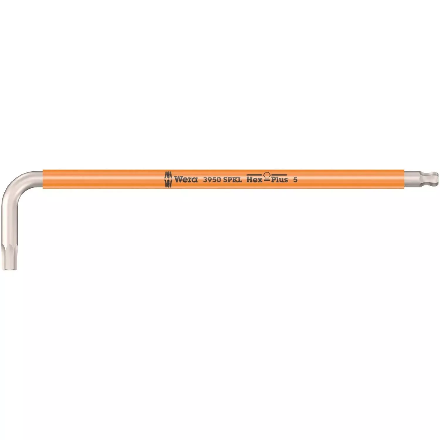Wera 3950 Spkl Multicolour L-Key, Metric, Stainless, 5x154-mm.