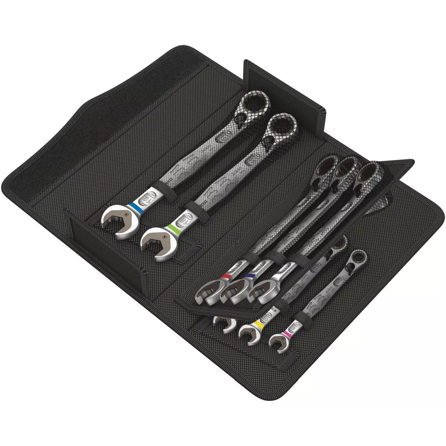 Wera 6001 Joker Switch 11 Set 1 Ratcheting Combination Wrenches Set, 11-Pieces
