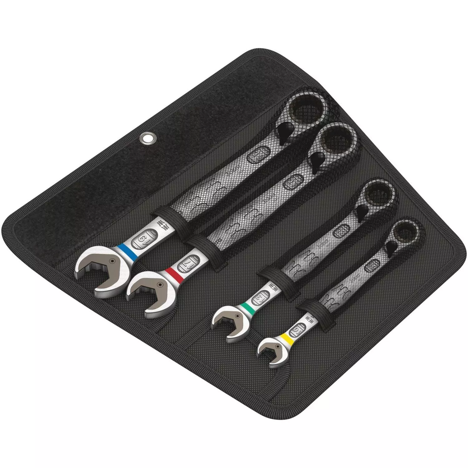 Wera 6001 Joker Switch 4 Set 1 Ratcheting Combination Wrenches Set, 4-Pieces