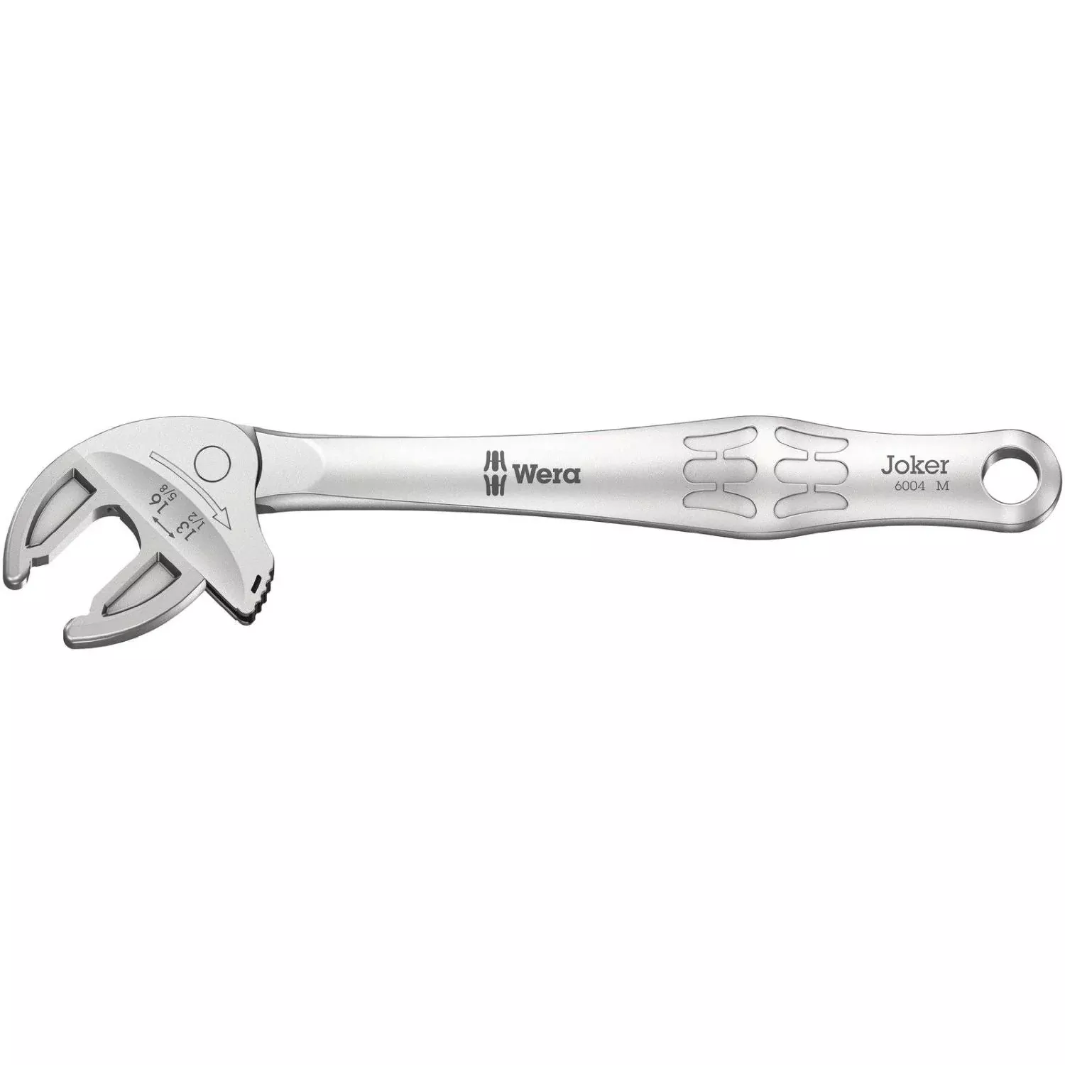 Wera 6004 Joker M Self-Setting Spanner, 13; 14; 15; 16x1/2; 17/32; 9/16; 19/32; 5/8-in.x188-mm.
