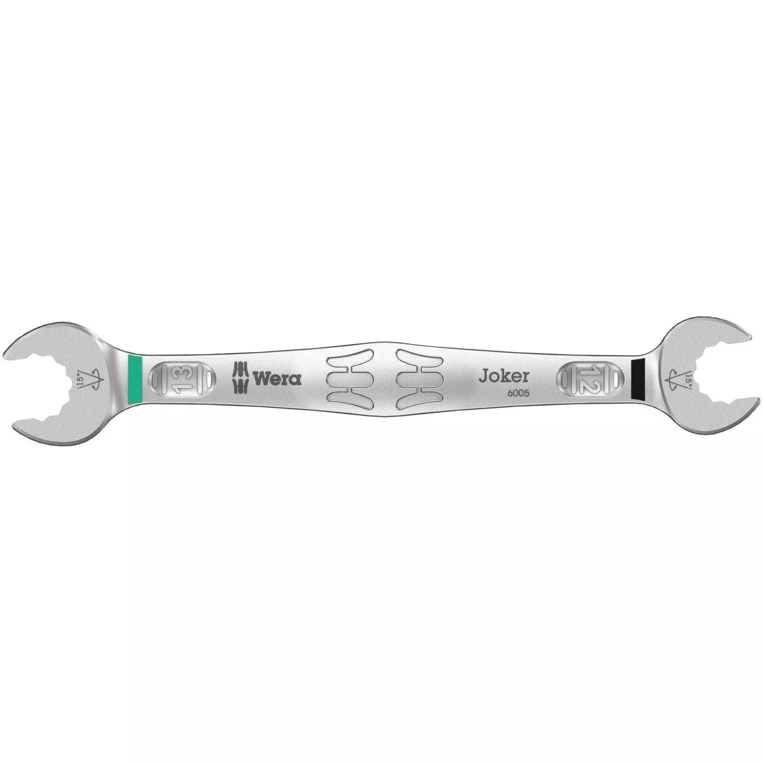 Wera 6005 Joker Double Open End Wrench, 12x13x166-mm.