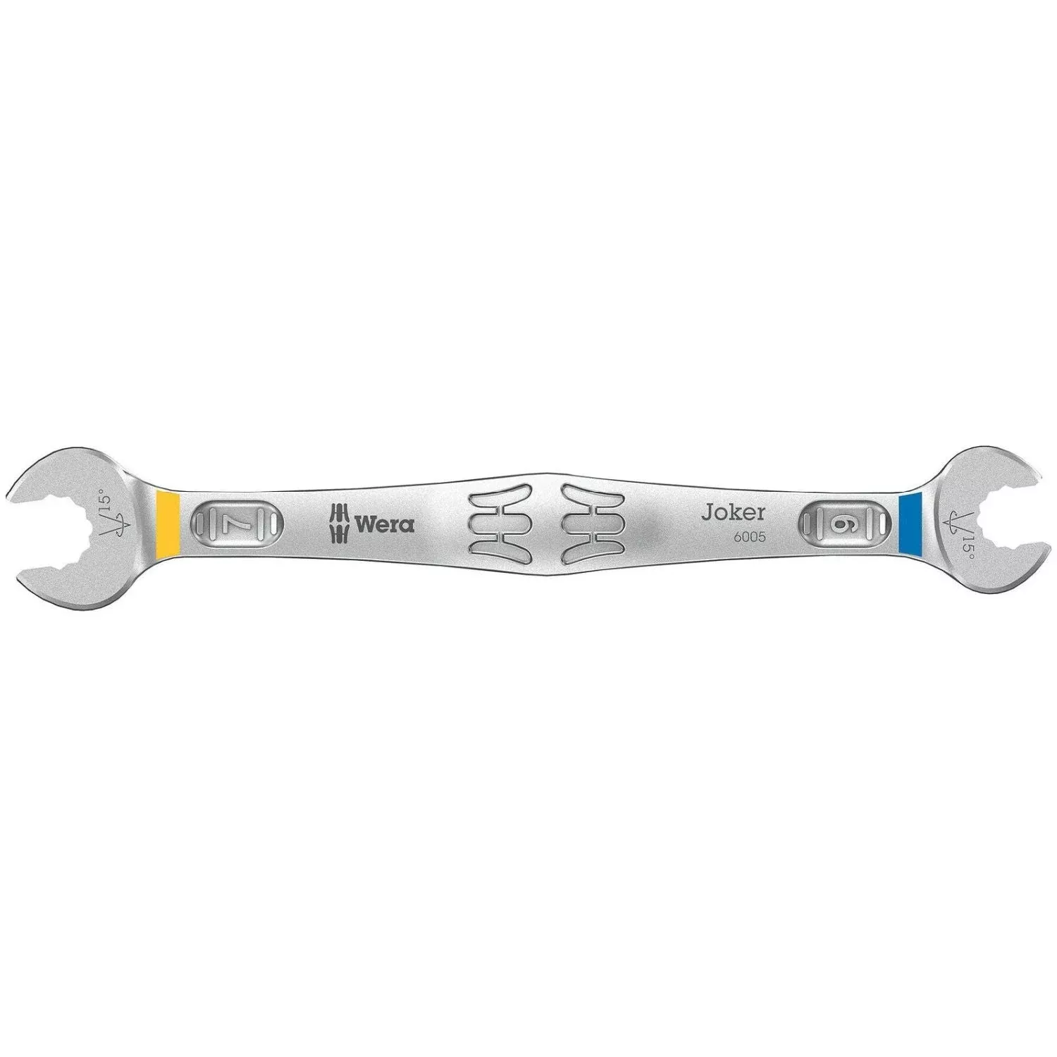 Wera 6005 Joker Double Open End Wrench, 6x7x111.8-mm.