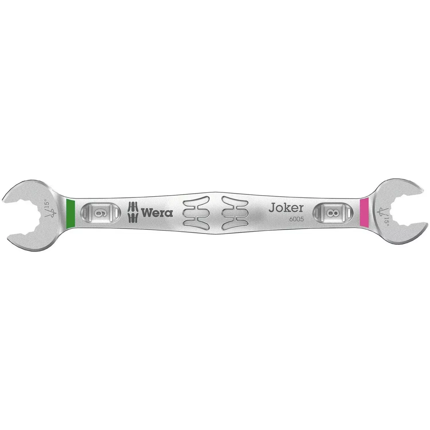 Wera 6005 Joker Double Open End Wrench, 8x9x122.2-mm.